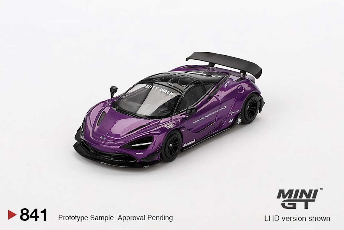【預訂】Mini GT #841 McLaren 720S LB Works Purple