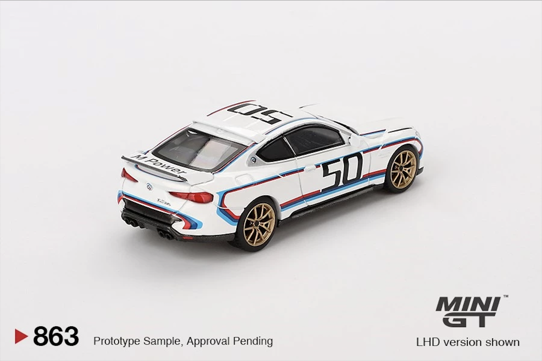 【預訂】Mini GT #863 BMW 3.0 CSL White