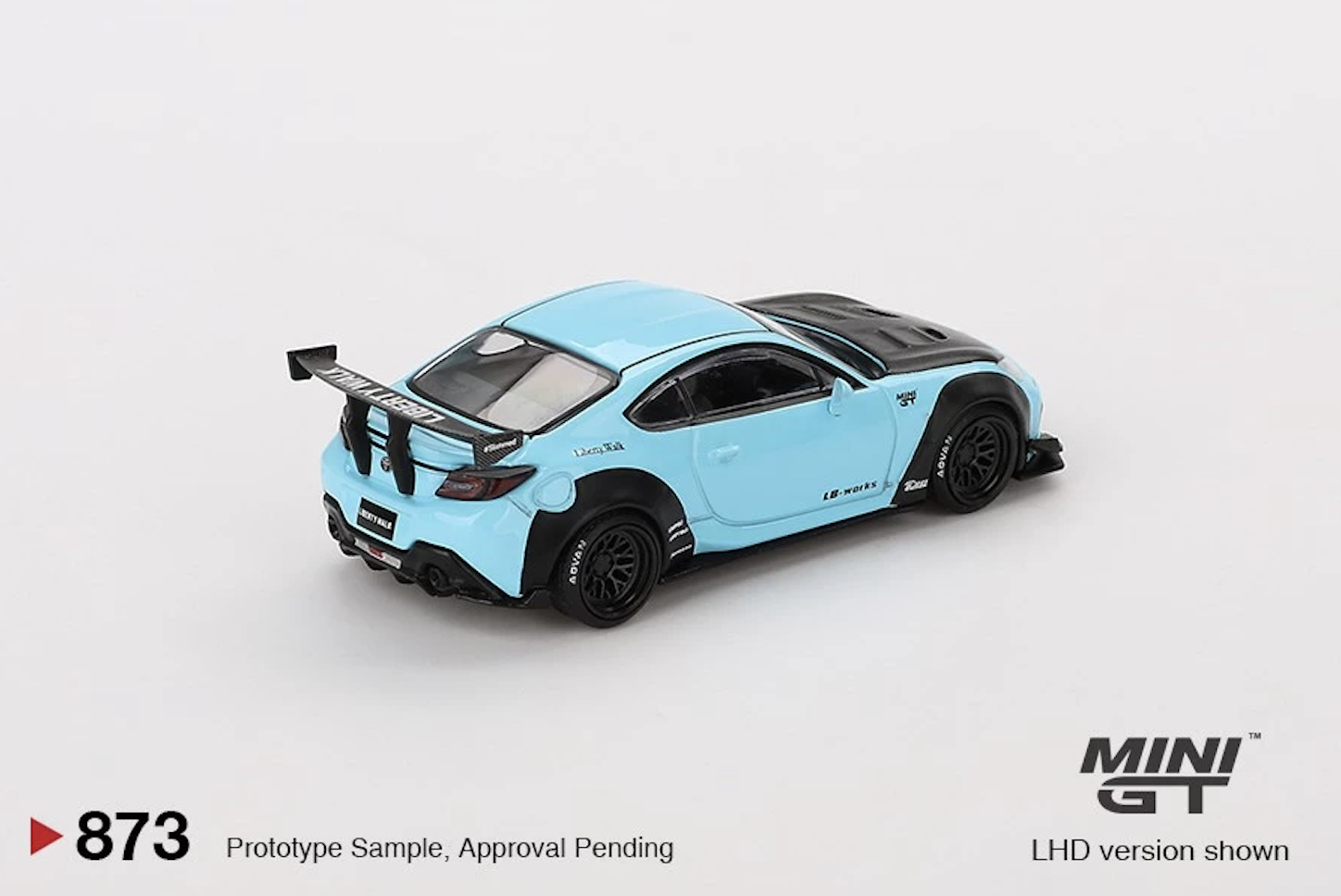 【預訂】Mini GT #873 Toyota GR86 LB Nation Baby Blue
