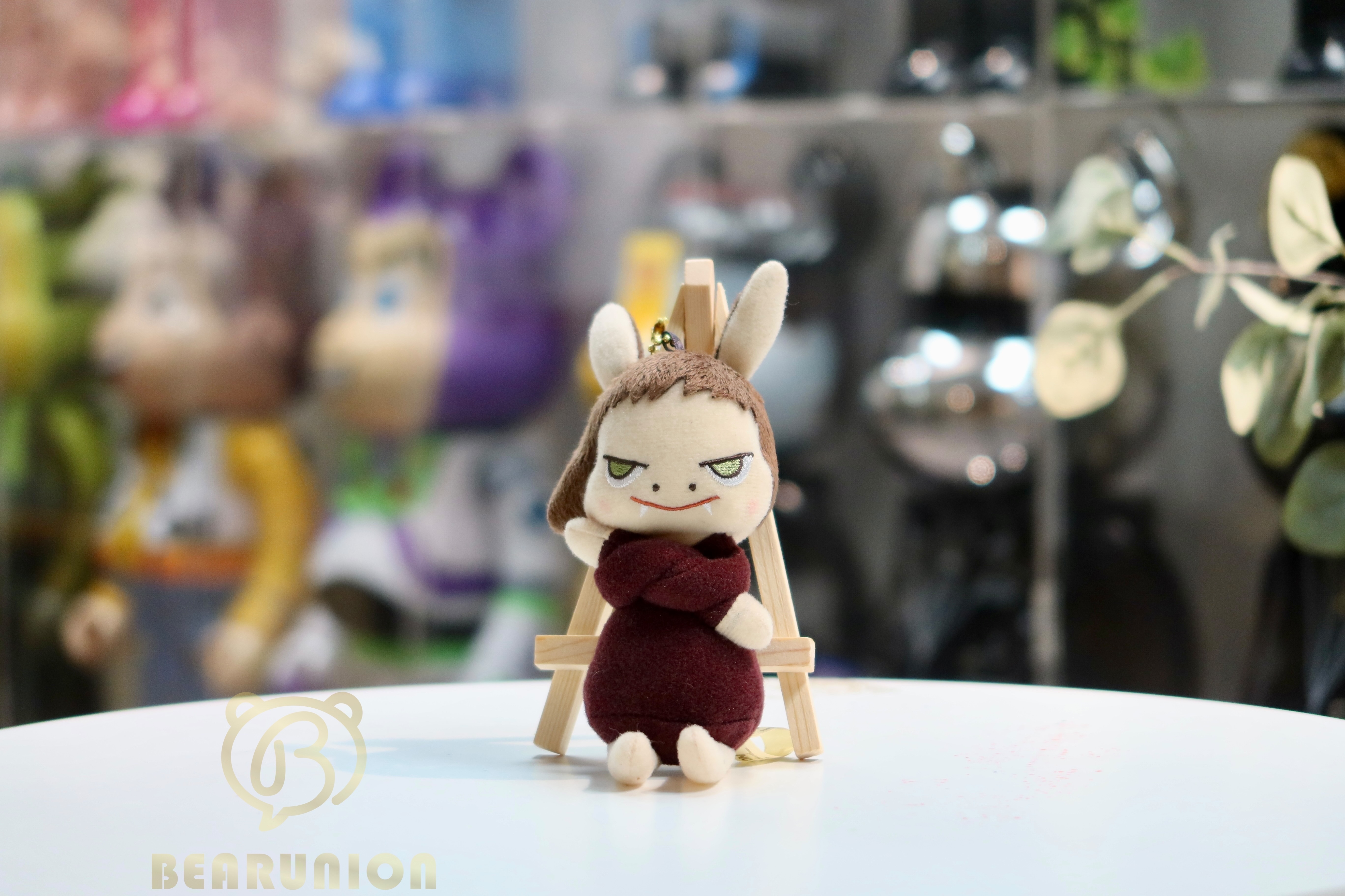 🥇現貨🥇Yoshitomo Nara Black Guard Angel Plush Keychain