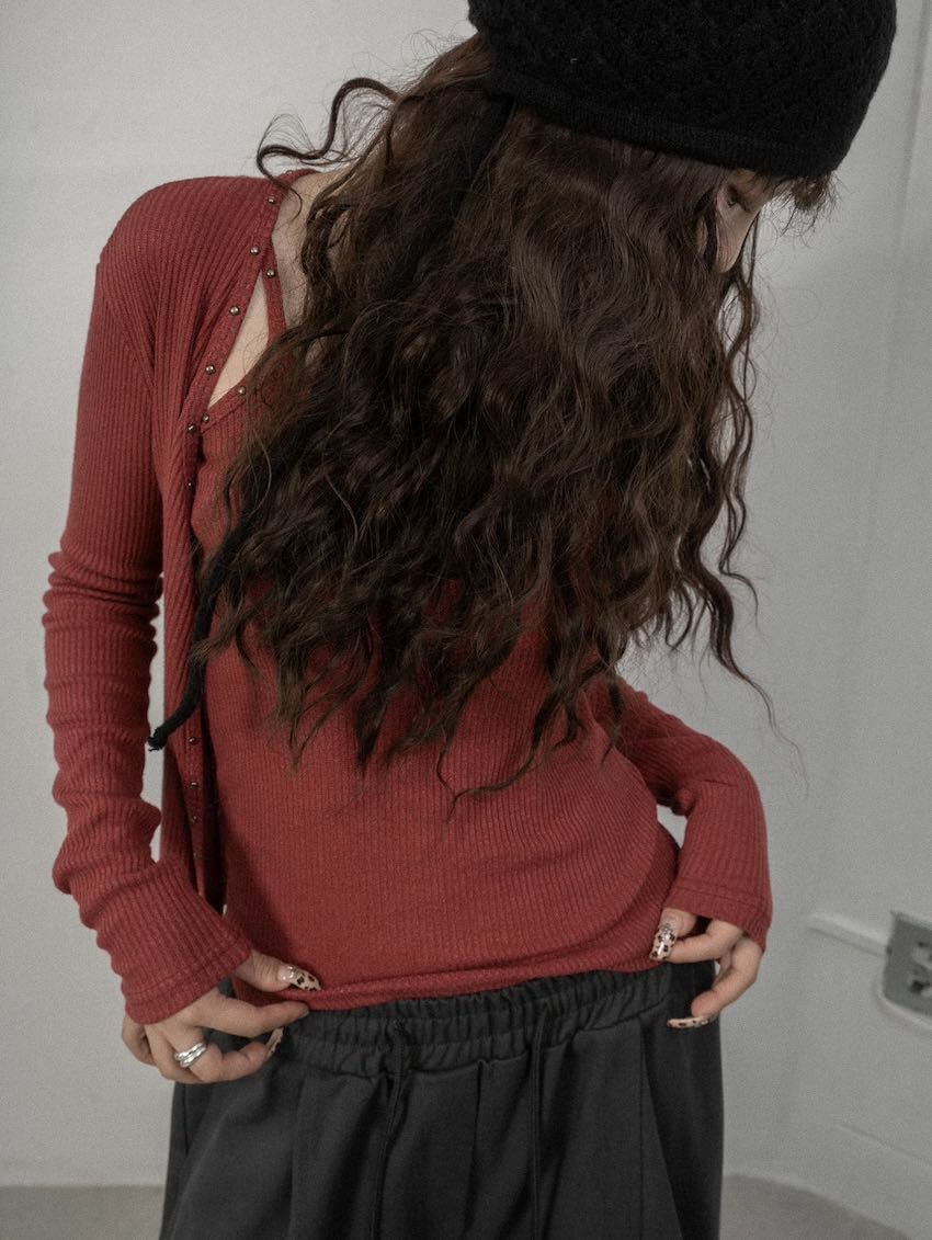 metal rivets piping two-piece set