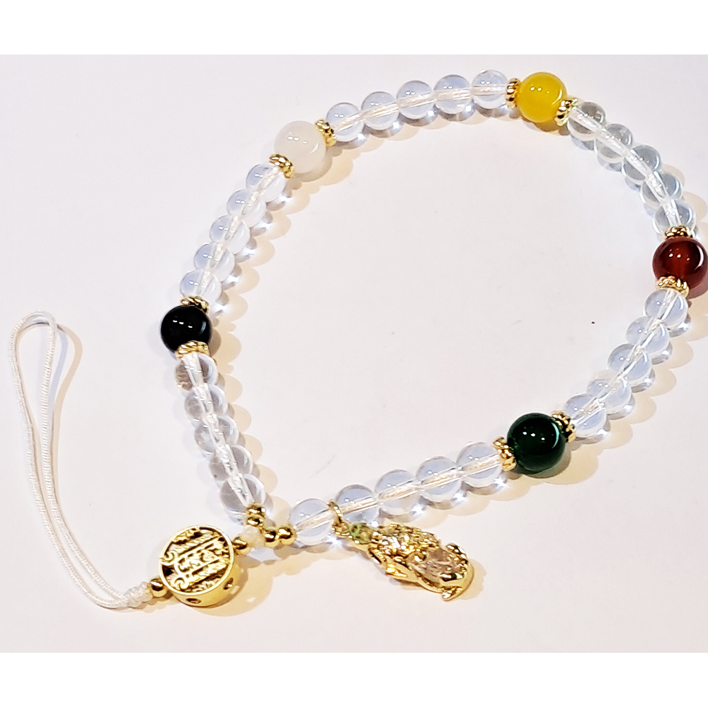 豼貅{鋯石}水晶手腕掛繩【十方】153754