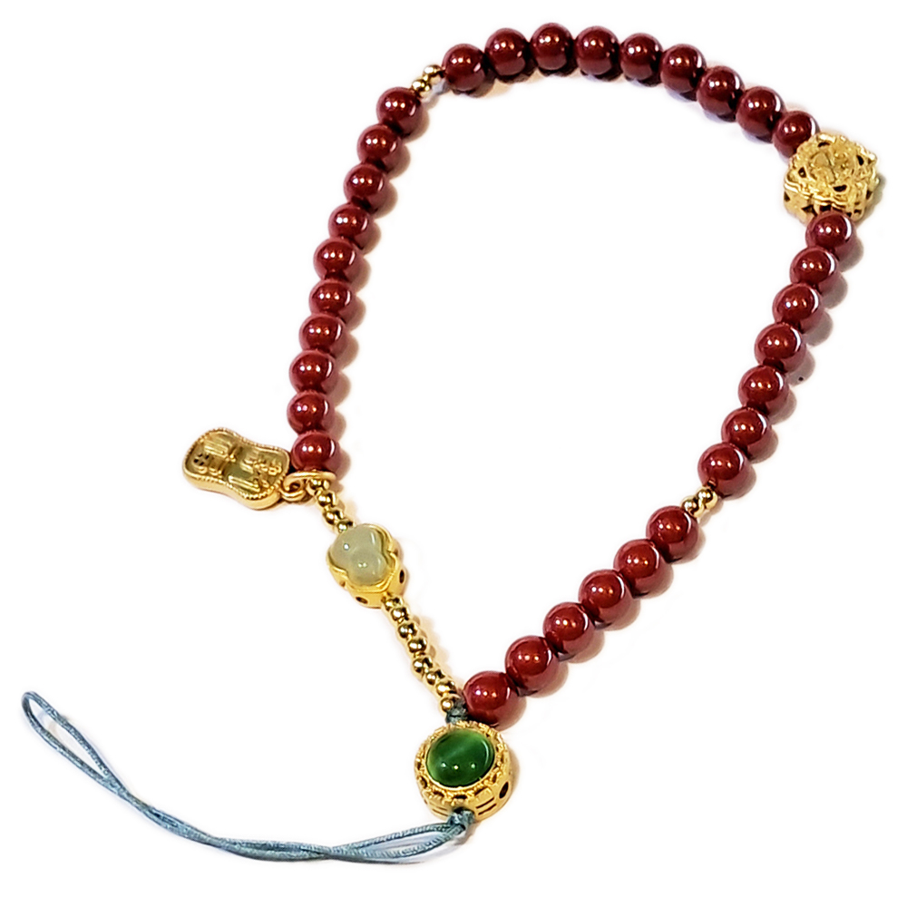 葫蘆&帝王硃砂{高含量}手腕掛繩【十方】153755