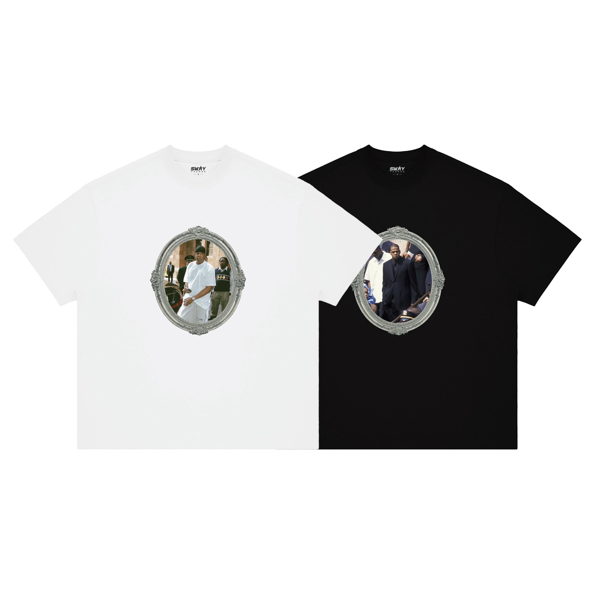 Sway the Don / “Jay-Z I'm a Mirror” Tee - Black, White