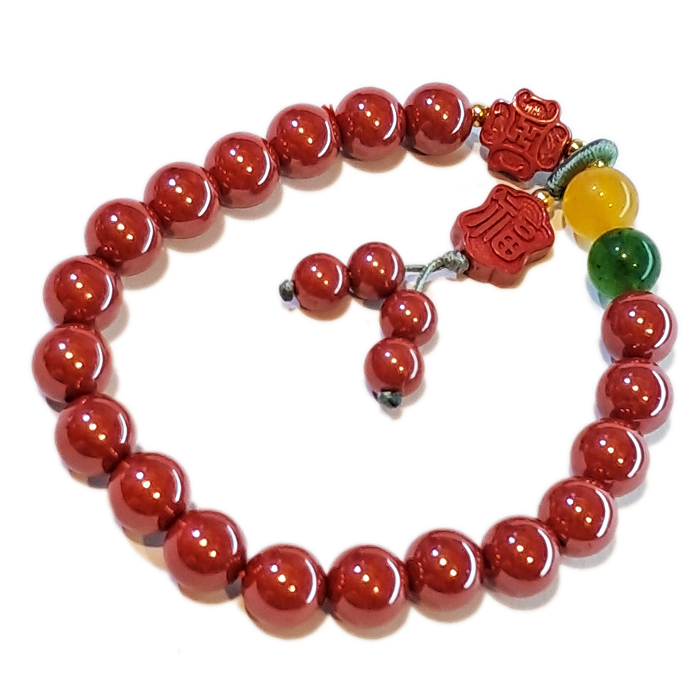 卍福硃砂手珠8mm【十方】153772