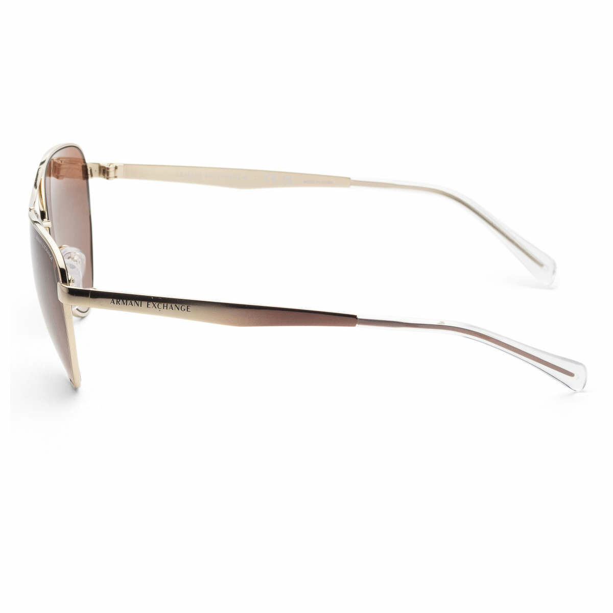 (預購)【Armani Exchange】AX2042S-611013-57 女士 金色 飛行員 太陽眼鏡