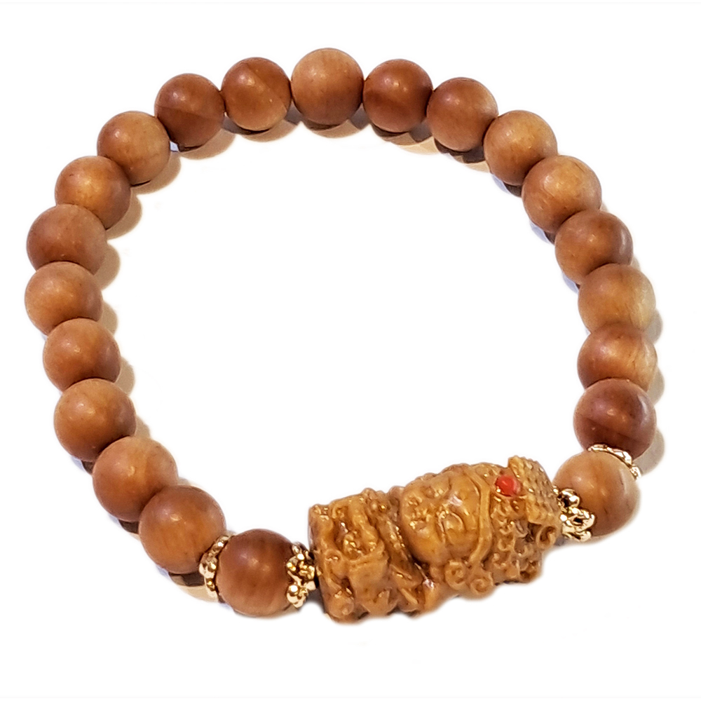 Q版媽祖娘娘檀香木手珠8mm【十方】153780