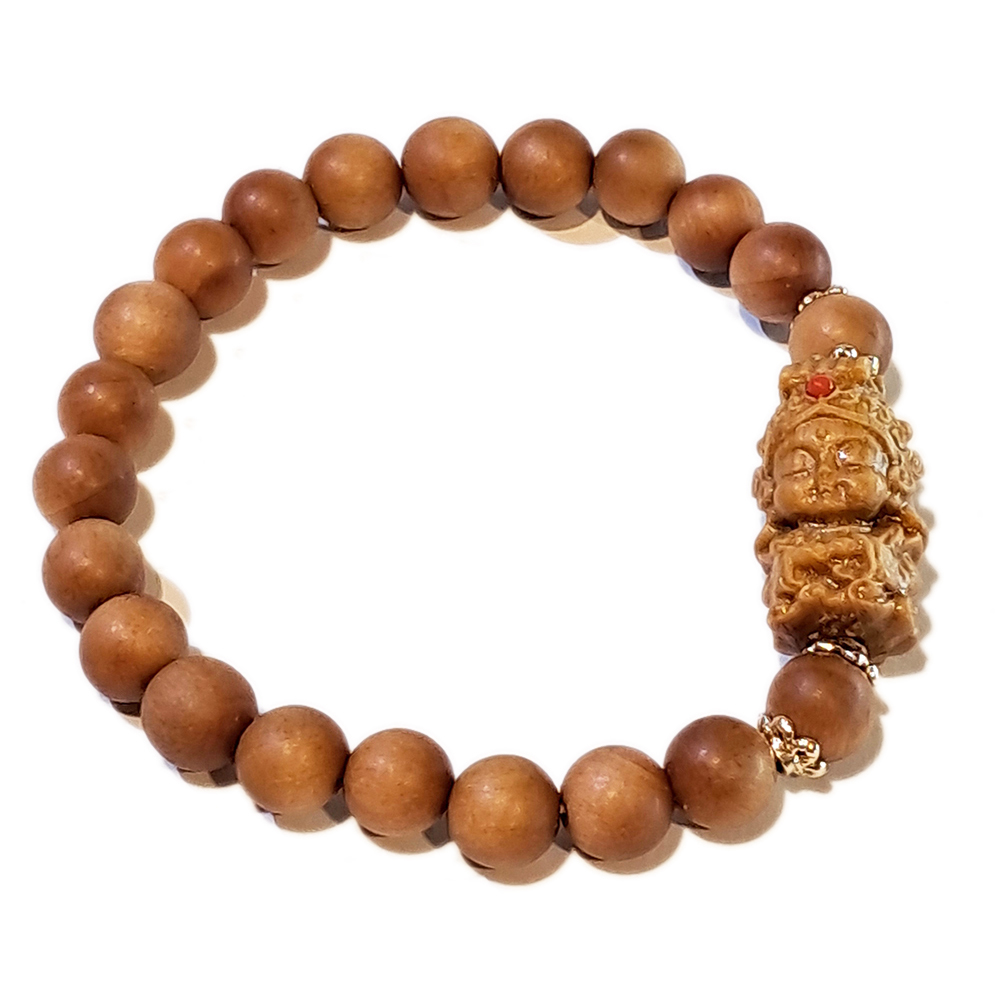 Q版媽祖娘娘檀香木手珠8mm【十方】153780