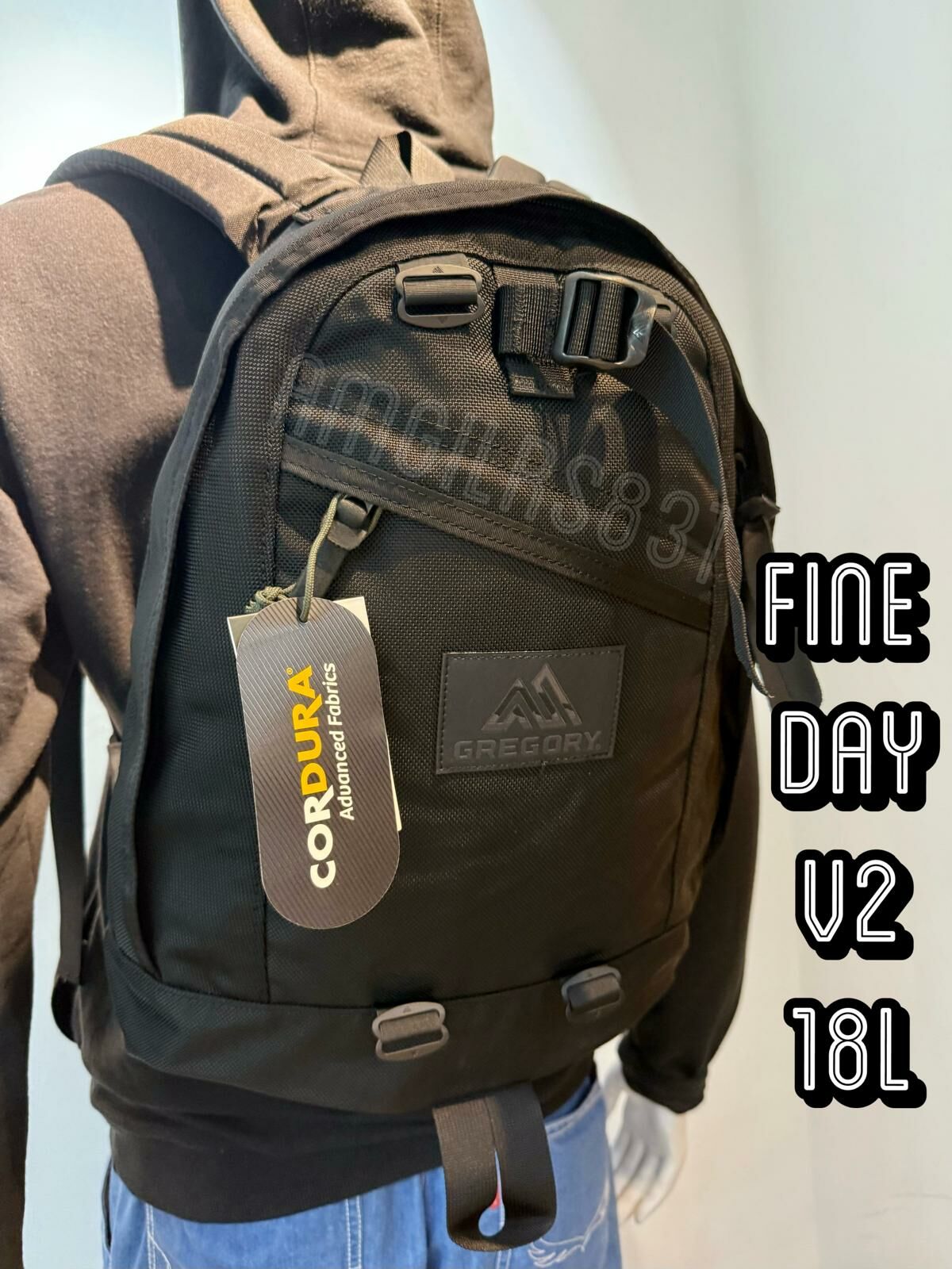 Gregory fine day V2 cordura black ballistic