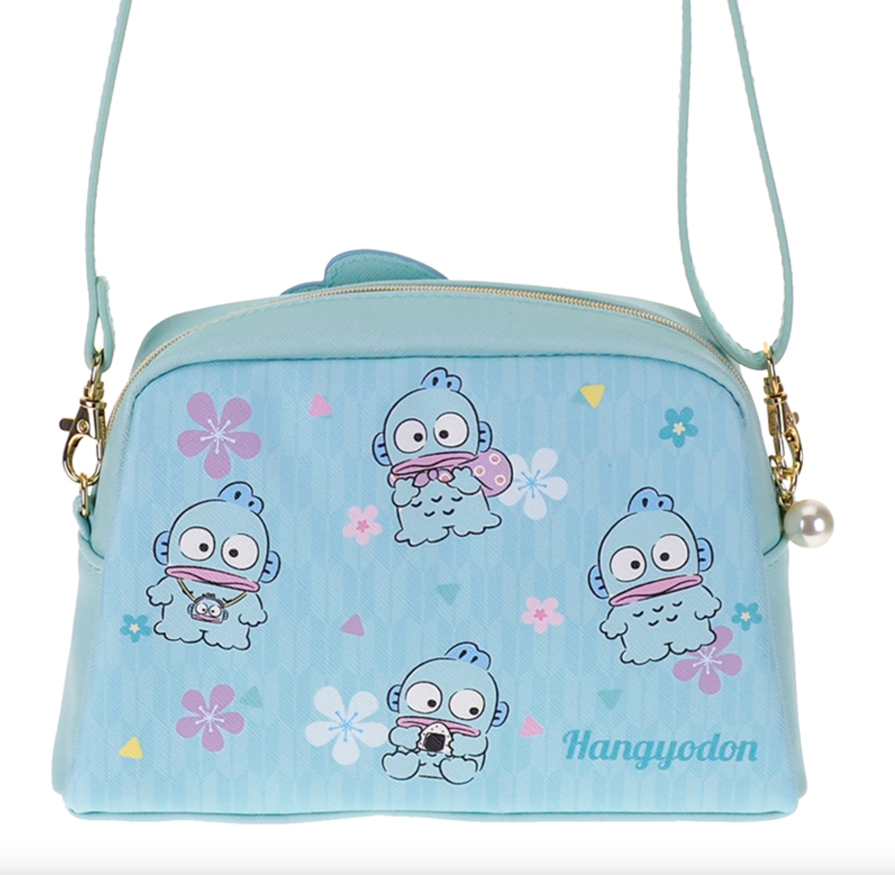 Hangyodon 富士山造型兩用小袋連可拆卸肩帶 9-8392-4