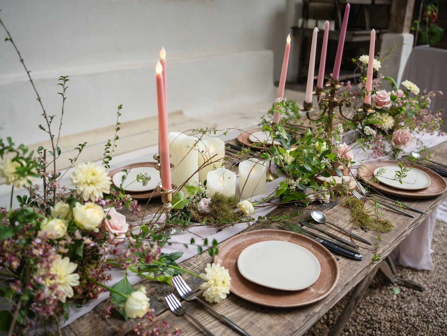 羊角花柱+餐桌佈置單堂課程