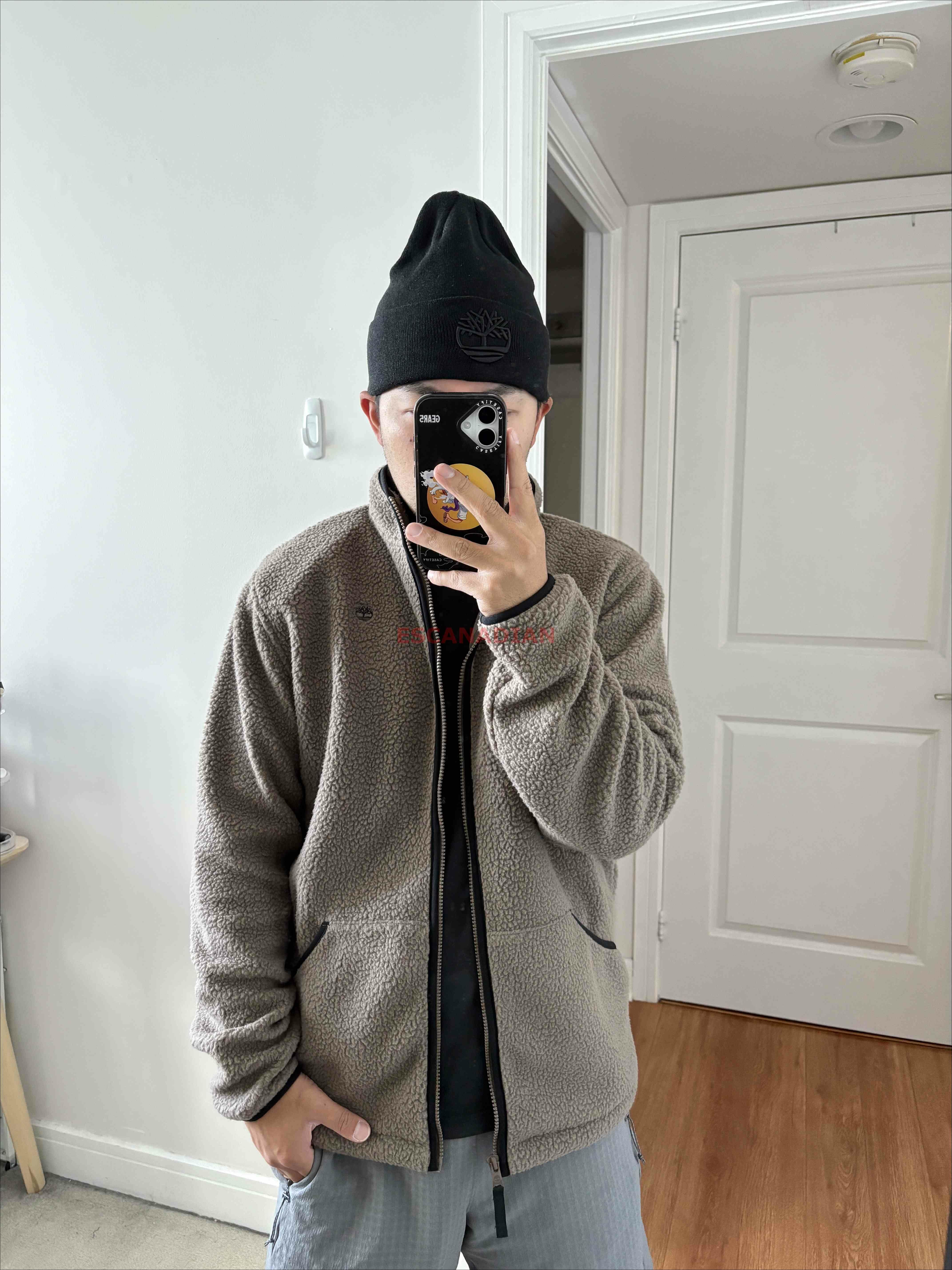 Timberland 大人 QQ毛 刺繡小標 保暖 外套 (2色)