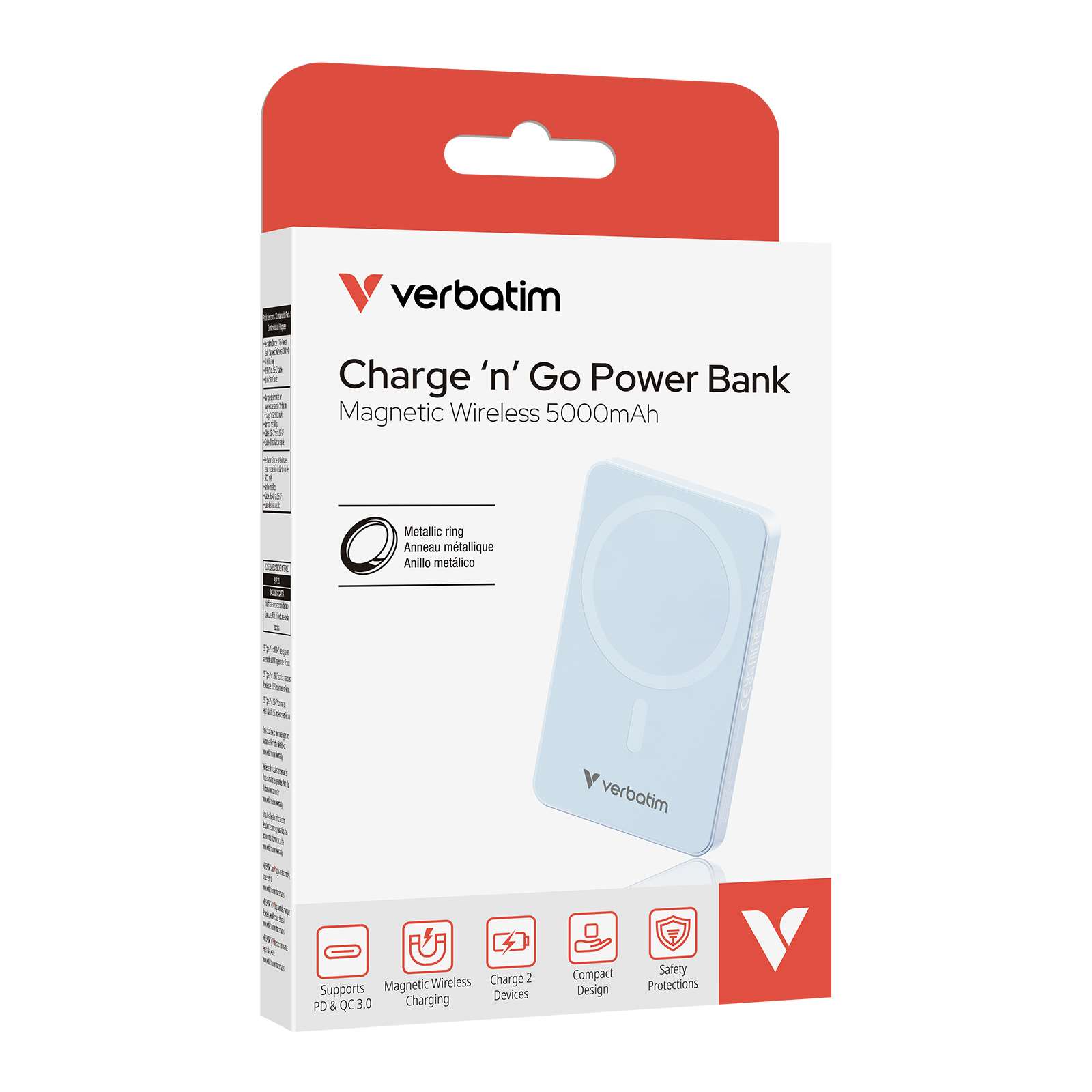 Charge 'n' Go 5000/10000mAh 磁吸無線流動充電池 (WPB5/WPB10)