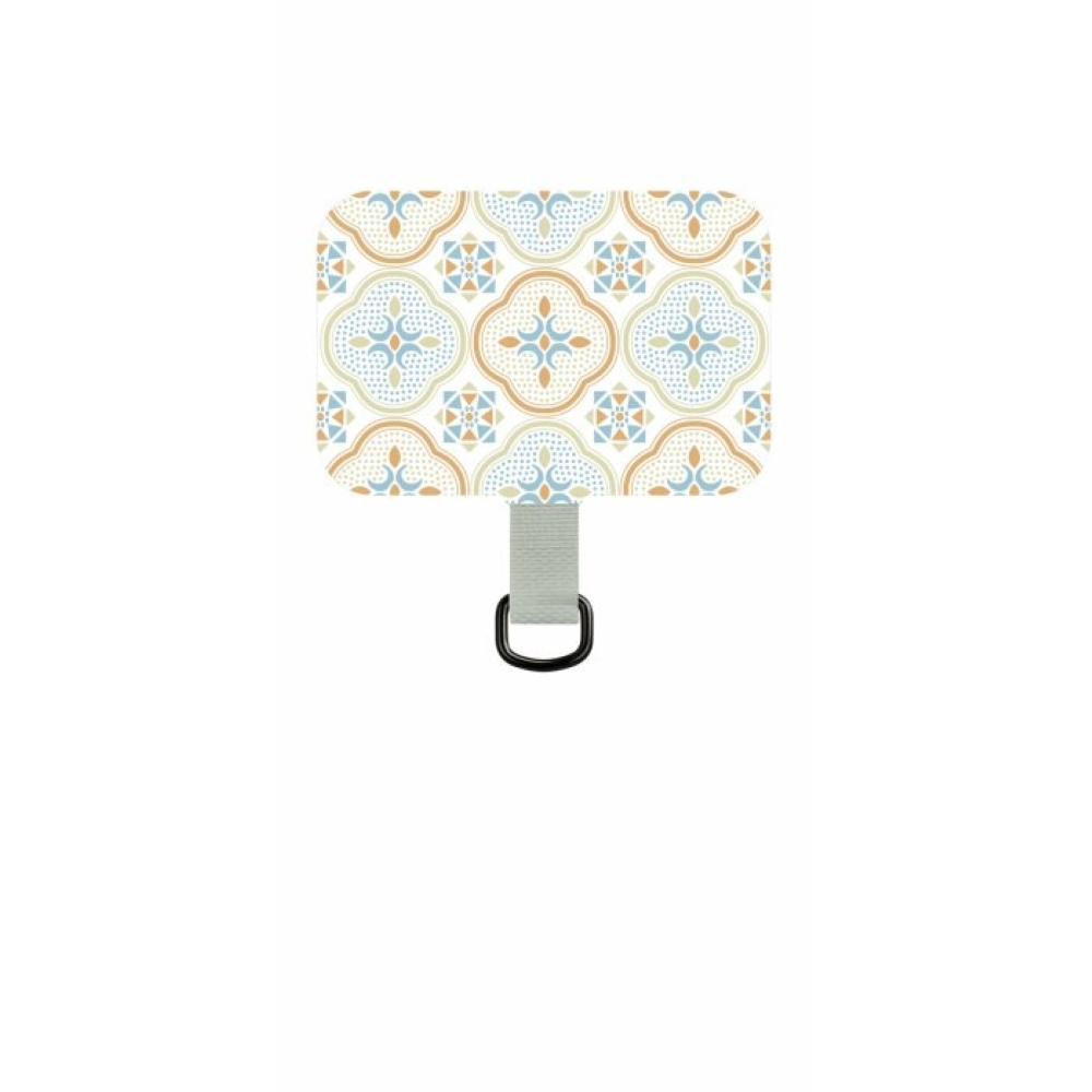 inblooom x The Hood  VIGOR All-In-One Phone Strap 25mm/Begonia Glass Pattern/Sweet Almond