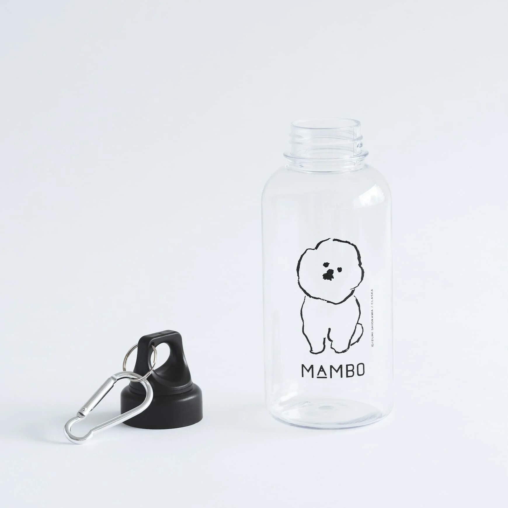 CLASKA-MAMBO 透明水瓶附鉤環