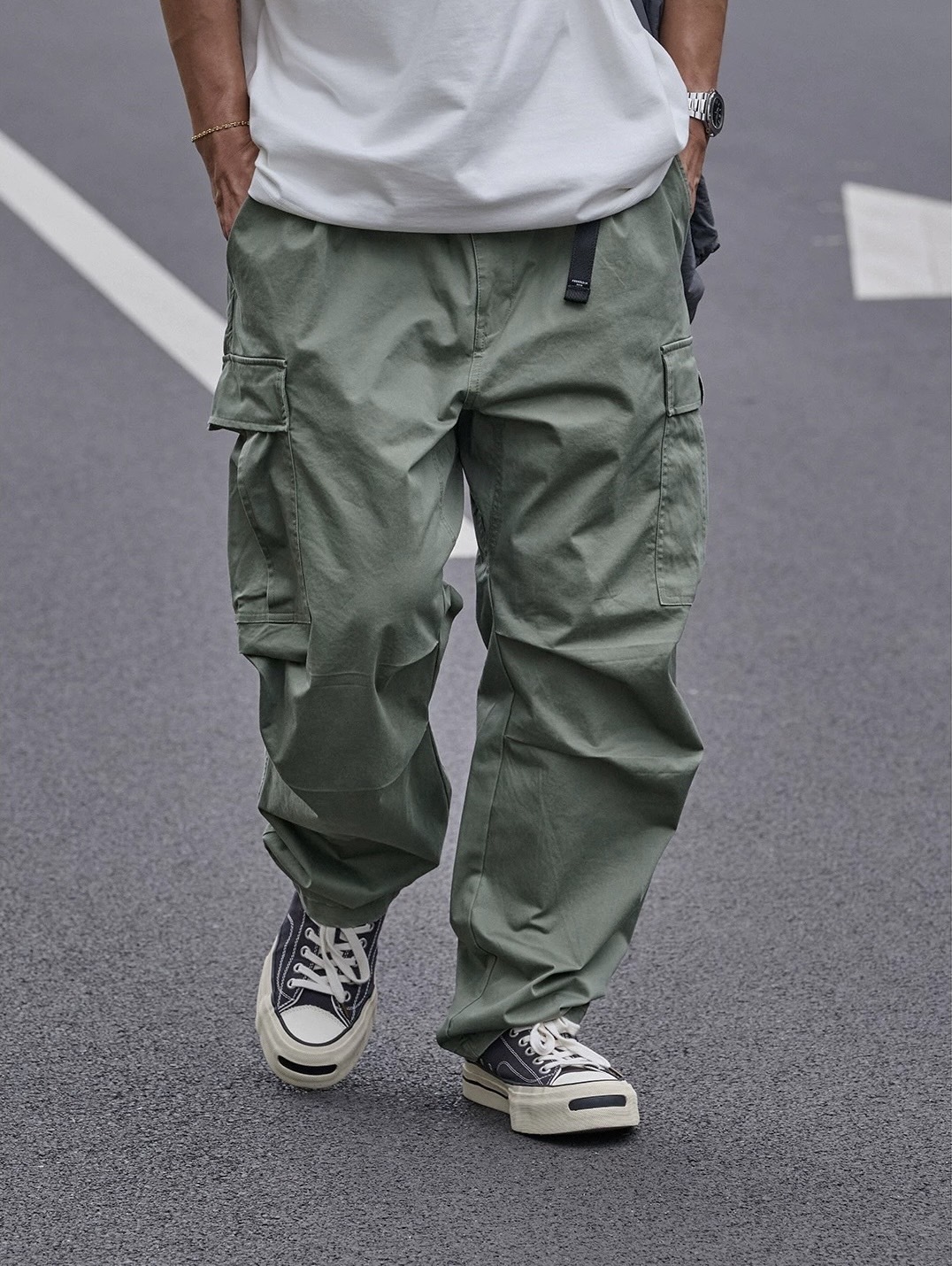 #預購 Broshood Bros AFFD 24AW 日系 水洗 8口袋工裝長褲 3色