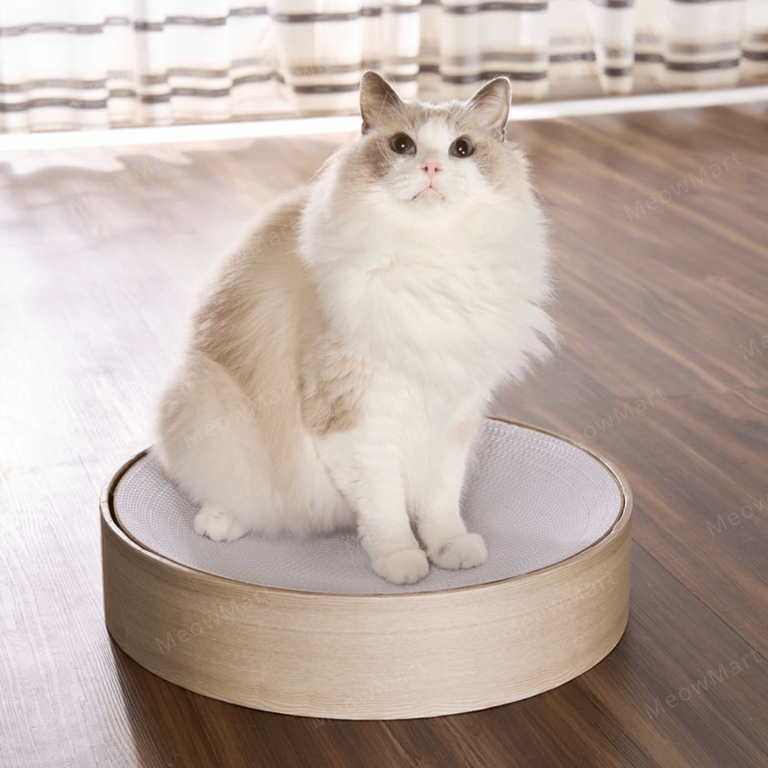 日本Gari Gari 圓窩貓抓板 (白色)