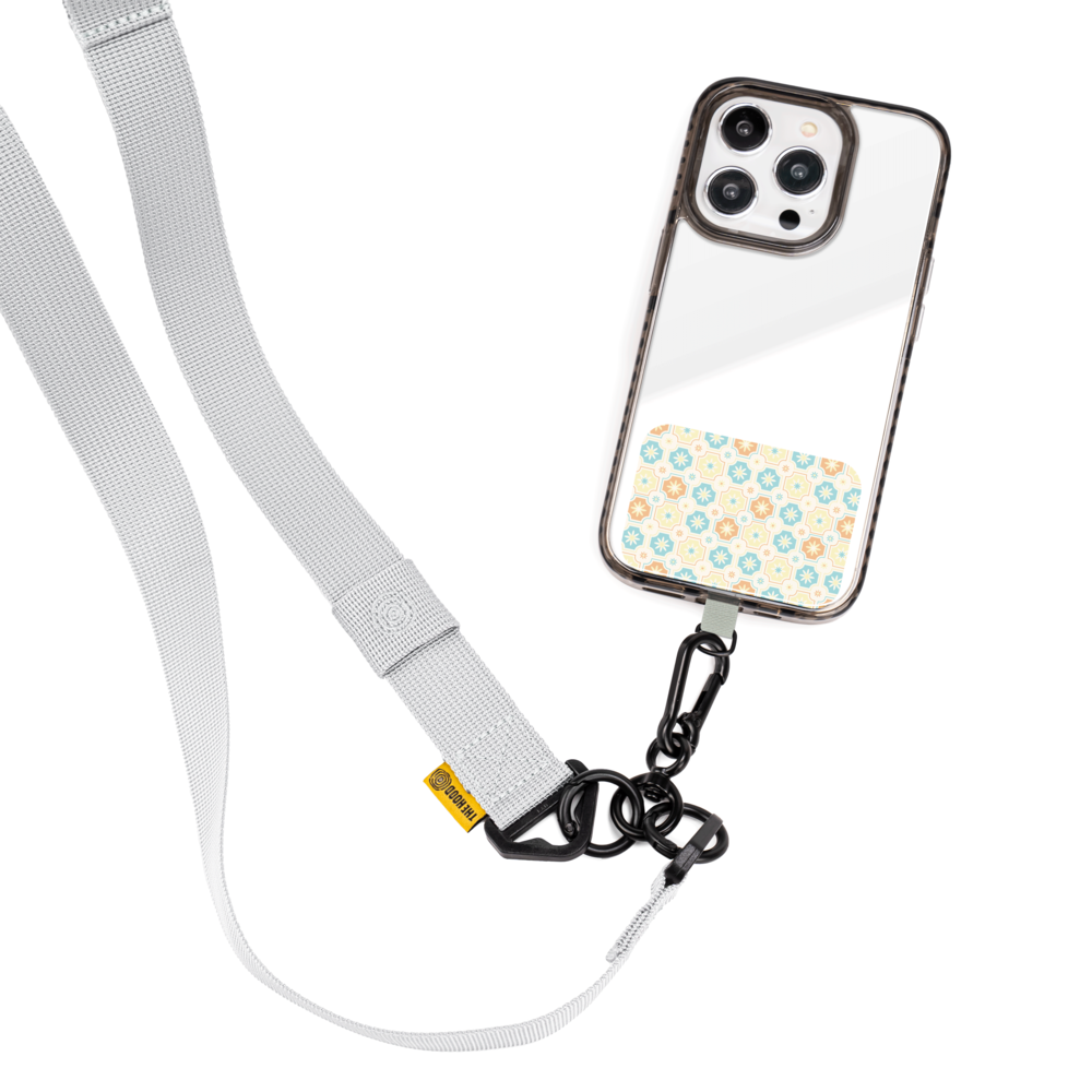 inblooom x The Hood  VIGOR All-In-One Phone Strap 25mm/Old Ceramic Tile No.2/Glass Marbles