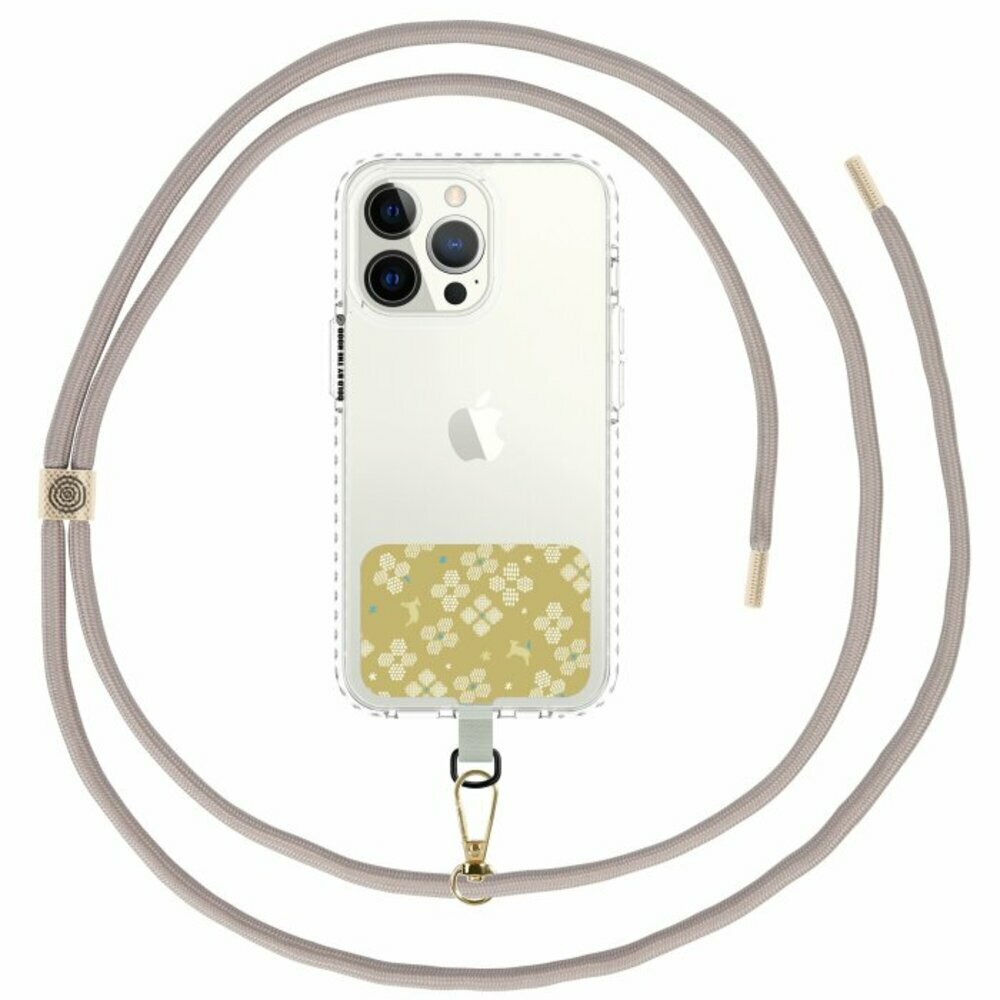 inblooom x The Hood Phone Strap With Patch 6.0mm/Blooming Field/Mimosa Yellow