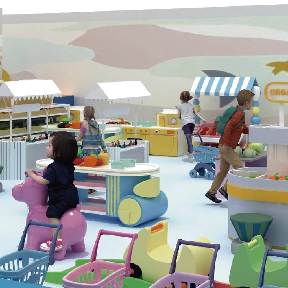 奇幻島 糖果小鎮 超市蔬果區