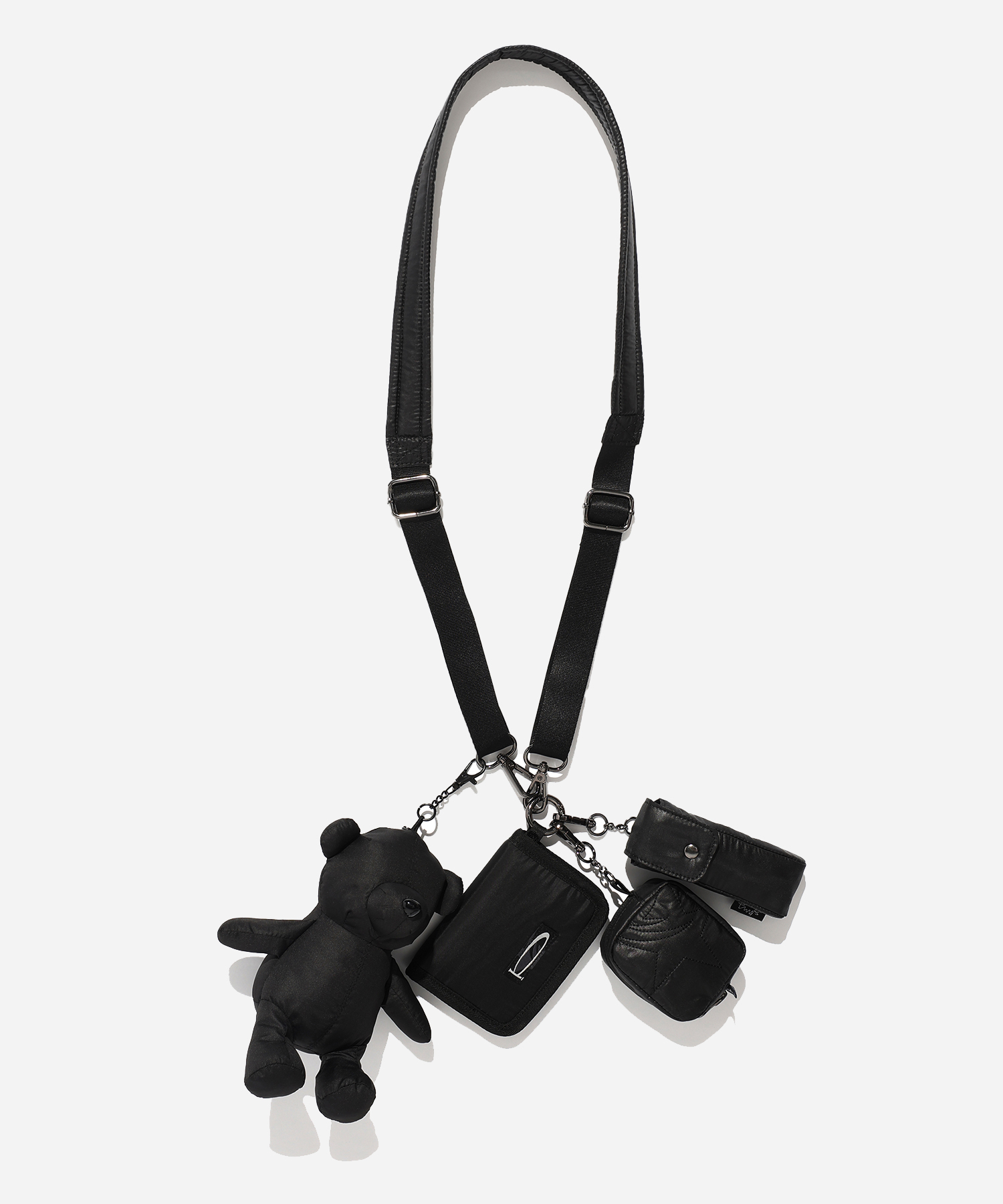 関税込★PHYPS★PHYPS BEAR KEYRING INNER BEAR MODULE CROSSBAG MUSINSA | PHYPS [PERSONAL SPACE] [Mirror Built-in] Bear