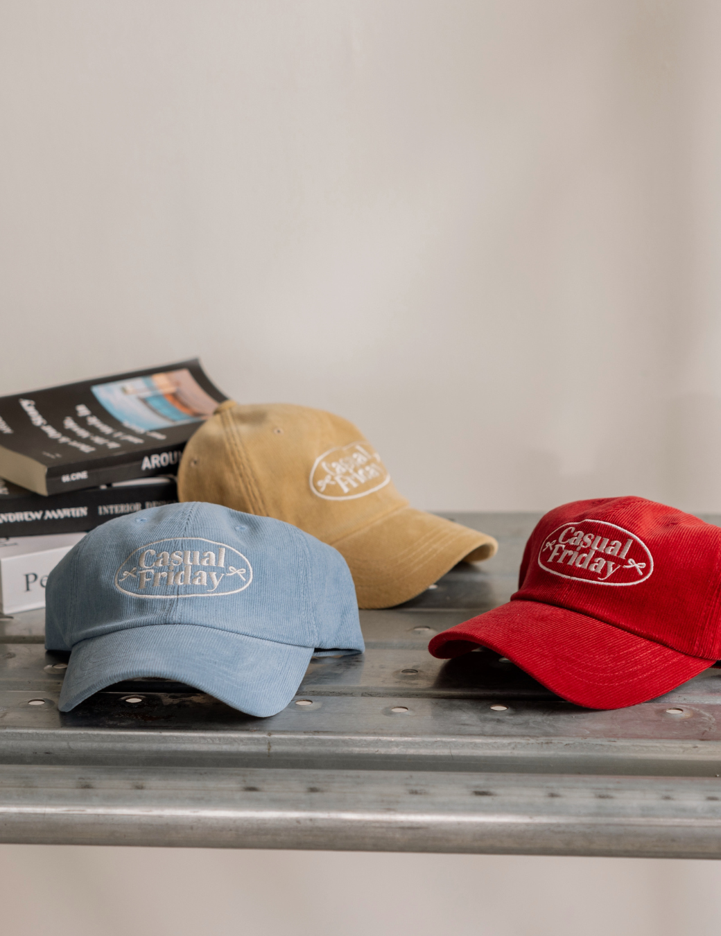 Casual Friday 燈芯絨棒球帽（3色）