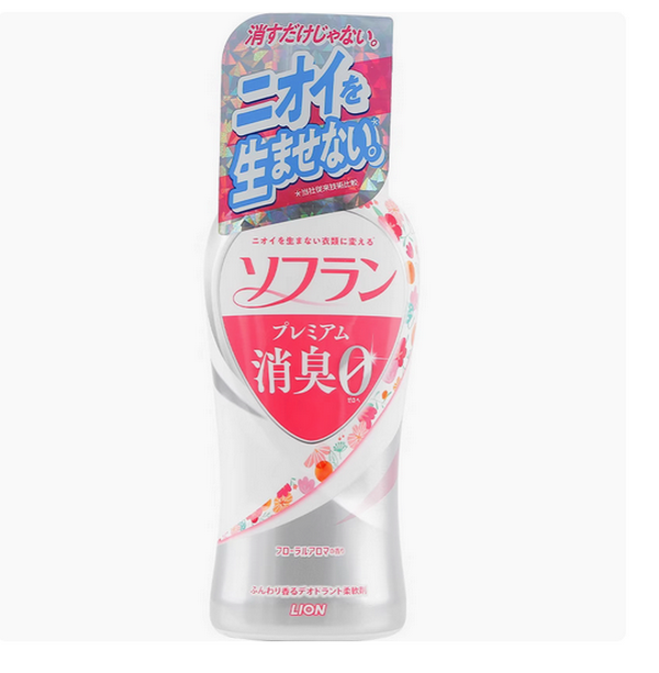 LION/獅王--衣物消臭柔順劑【玫瑰花香】550mx1瓶裝