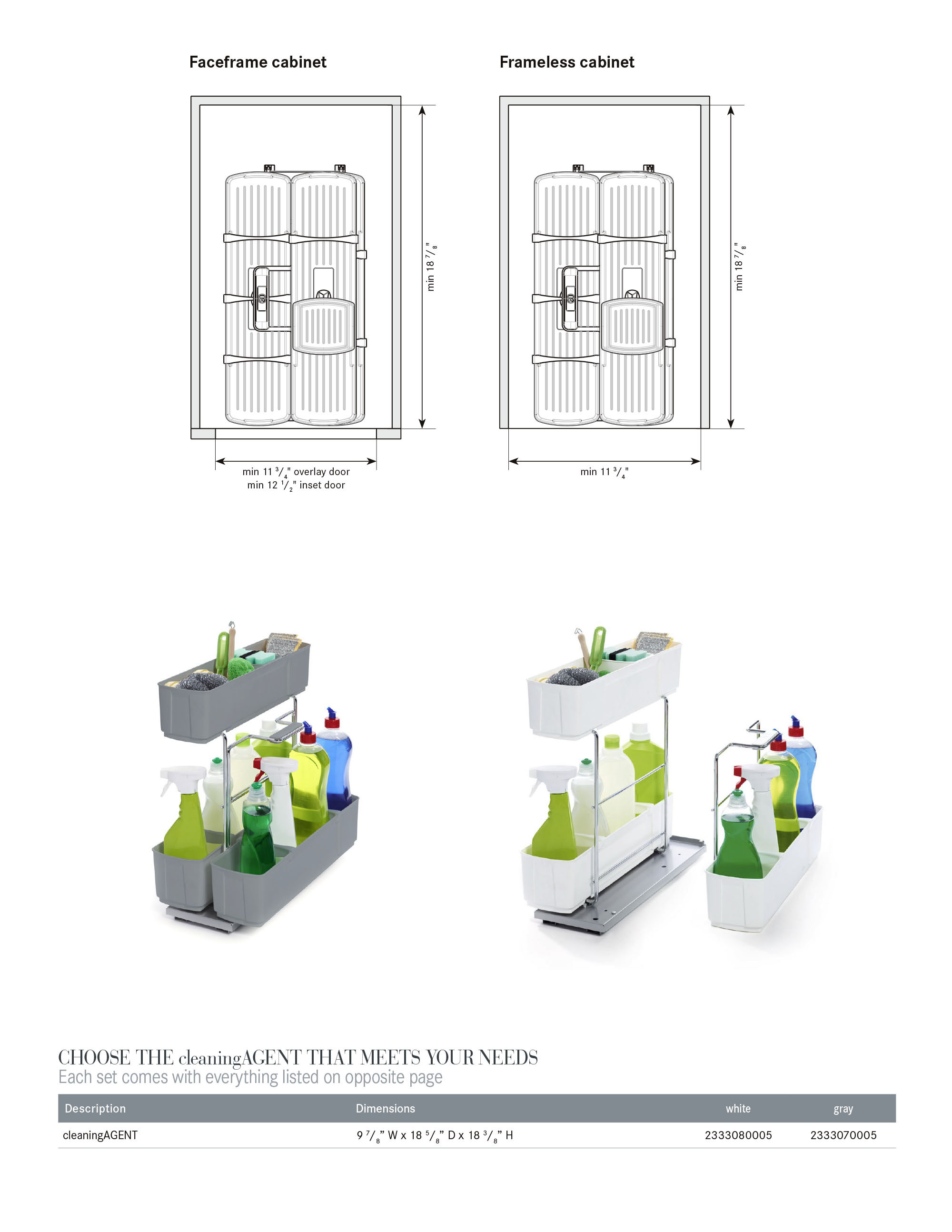 kessebohmer cleaning agent - 清潔用品 廚櫃拉籃-2
