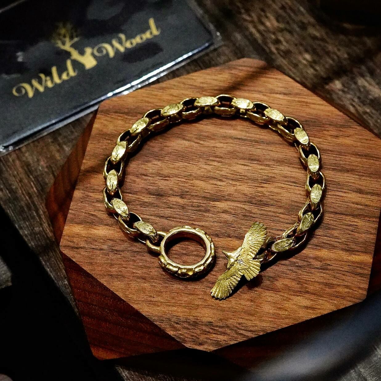 11週年全金鑲鑽特別版Wild Wood Eagle Bracelet