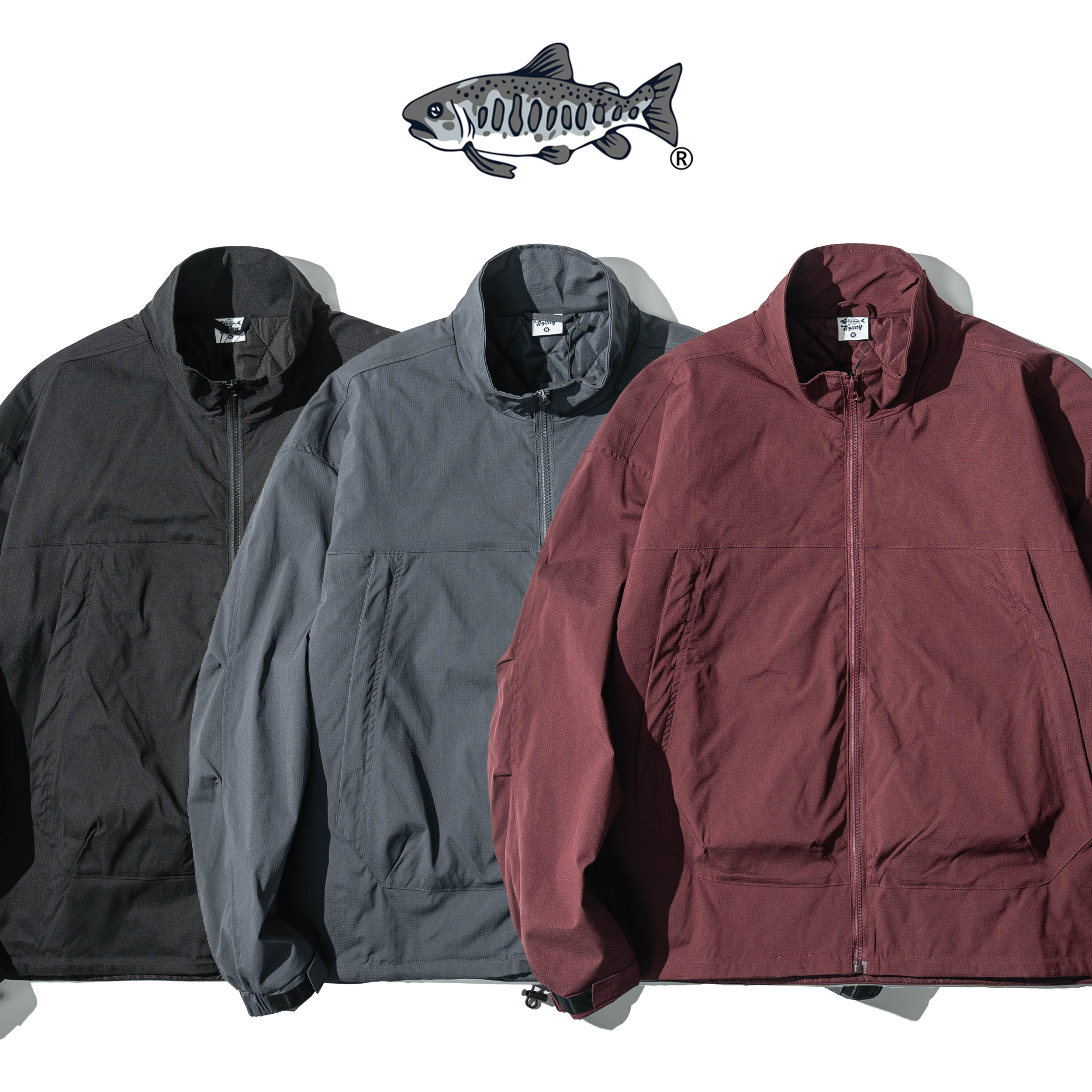 AGILITY Stand Collar Nylon Zip Jacket 立領尼龍 登山外套 [MJ55]