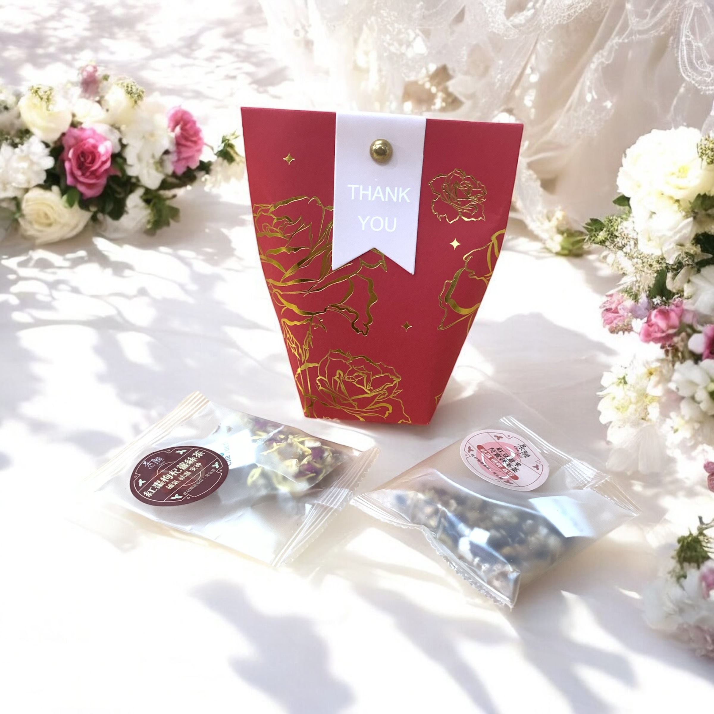 婚宴回禮 禮盒006 + 2包自選茶包 (15種口味可選)