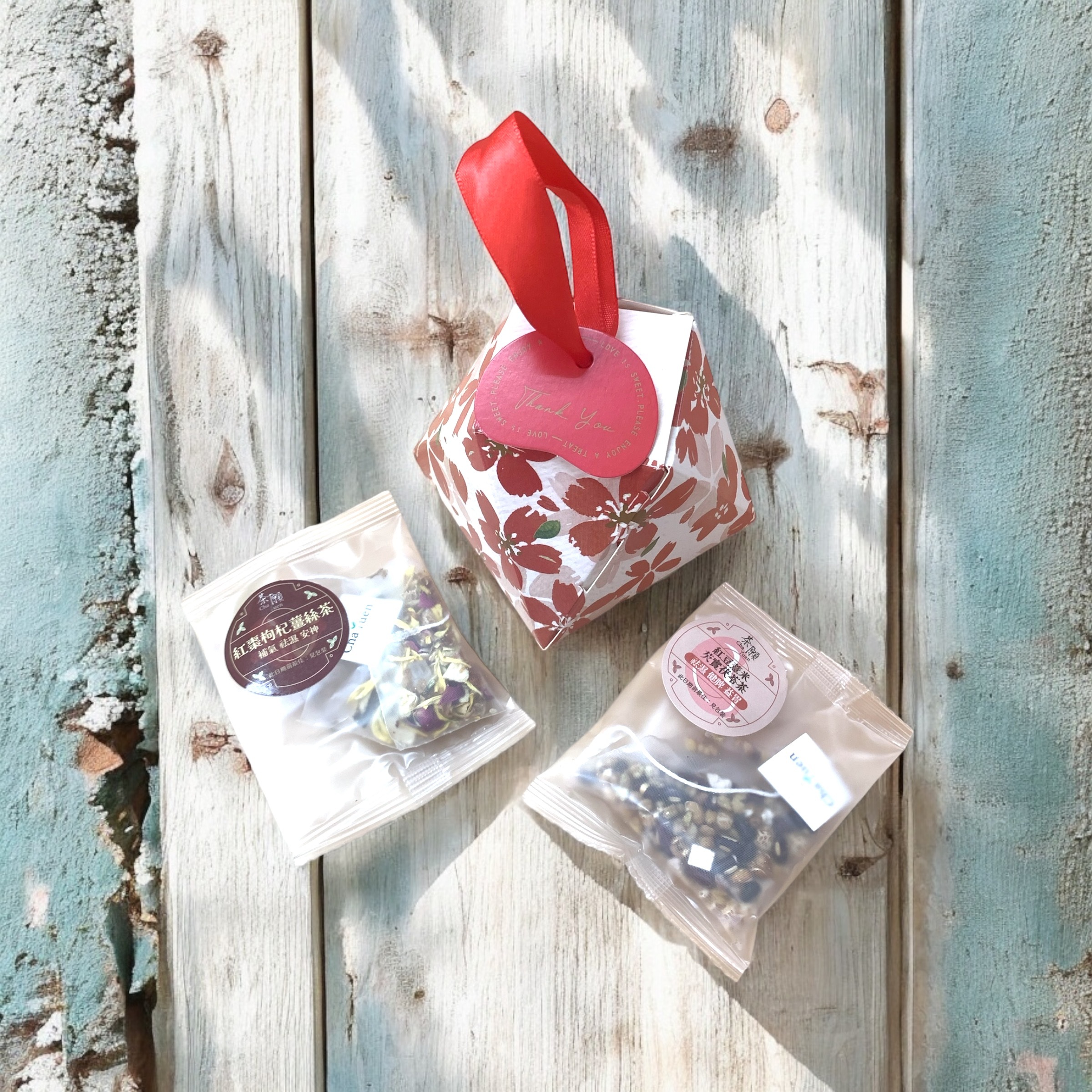 婚宴回禮 禮盒005 + 2包自選茶包 (15種口味可選)