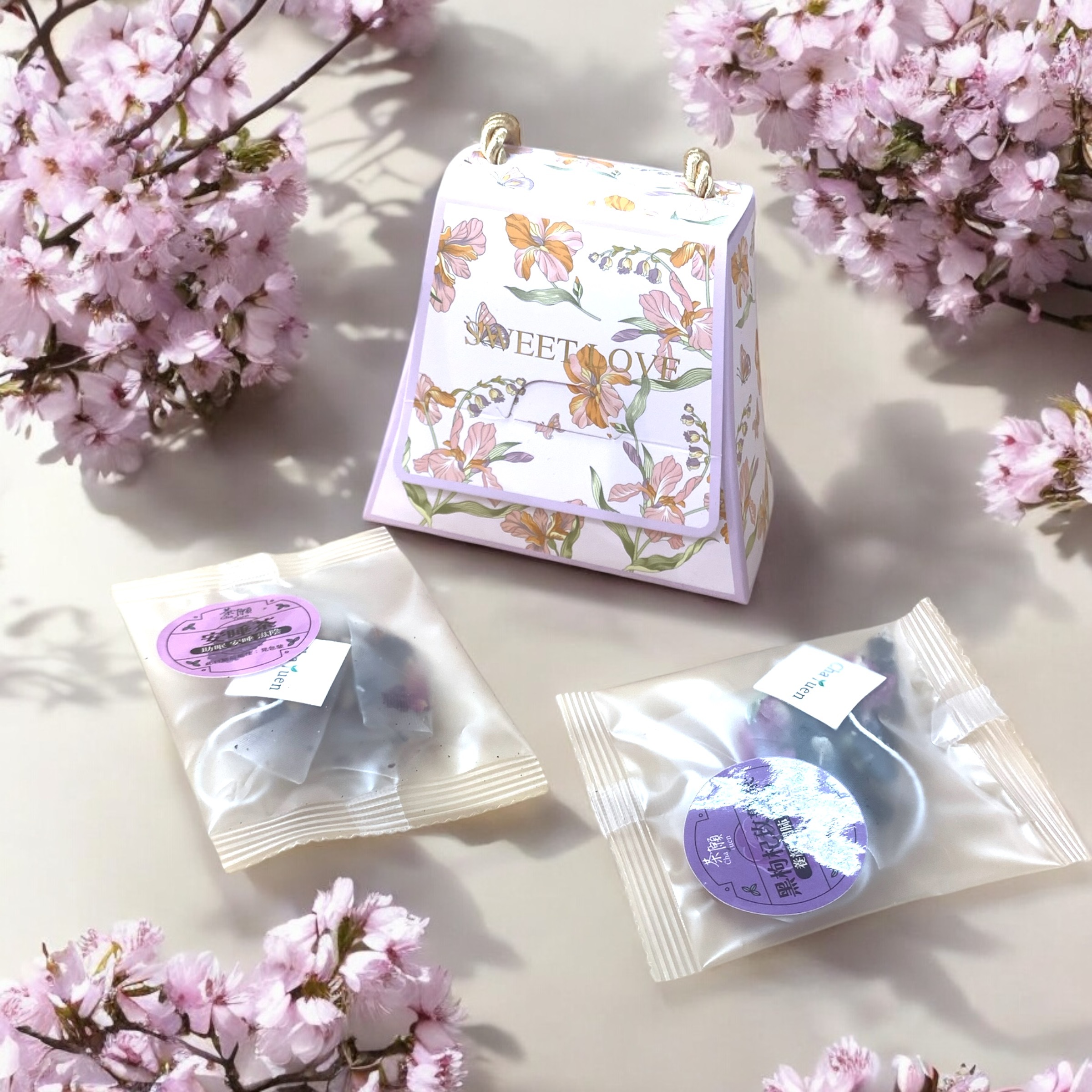 婚宴回禮 禮盒012 + 2包自選茶包 (15種口味可選)