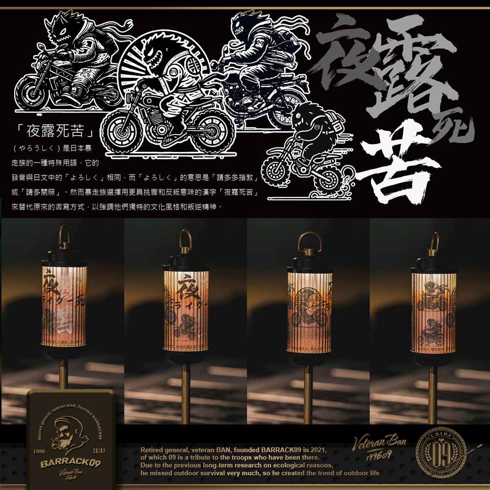 ❚BARRACK09❚38explore KT燈 夜露死苦 日本38燈 露營燈