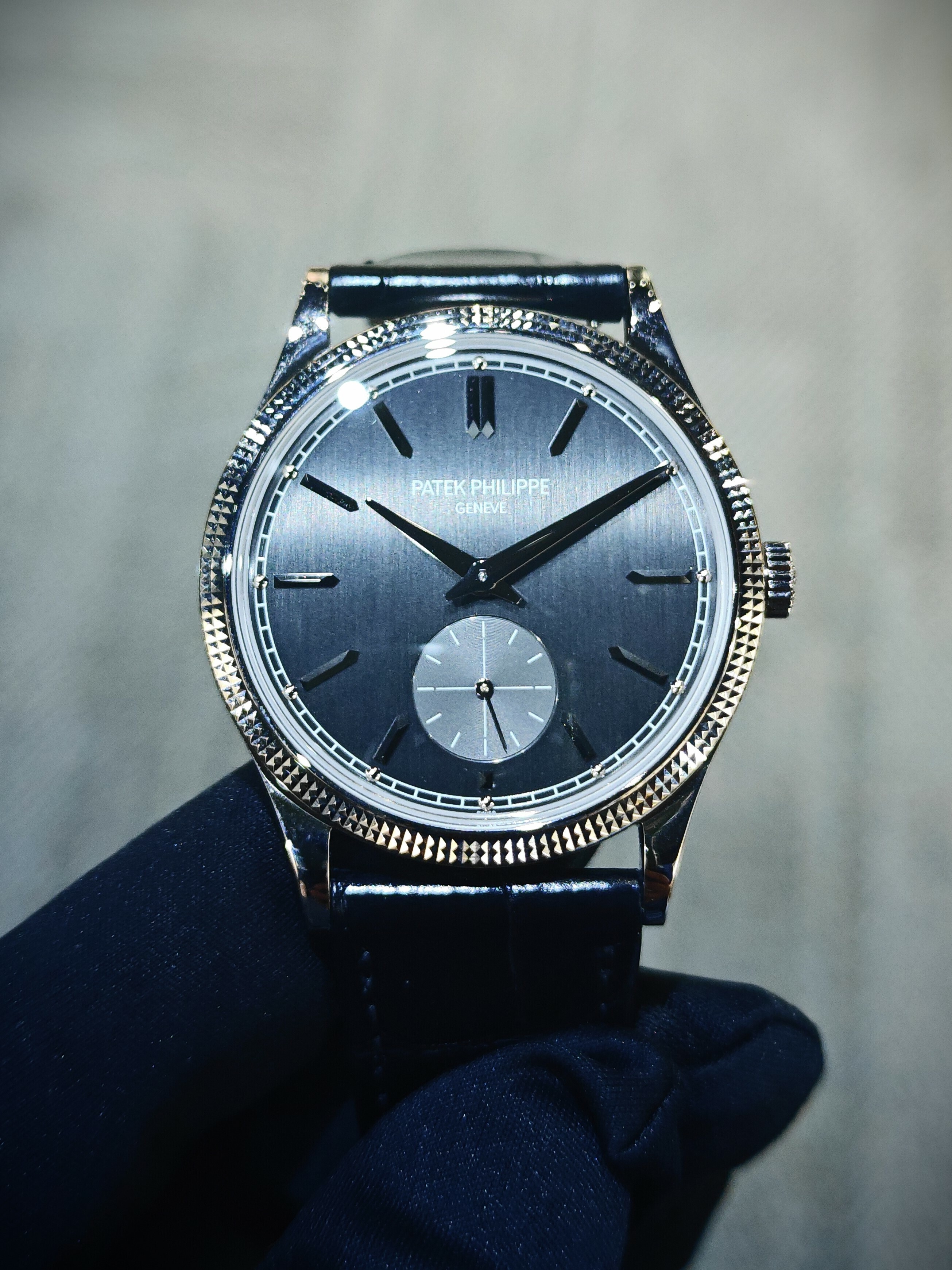 BRAND NEW 6119G 6119 PATEK CALATRAVA GREY DIAL WHITE GOLD 39 MM
