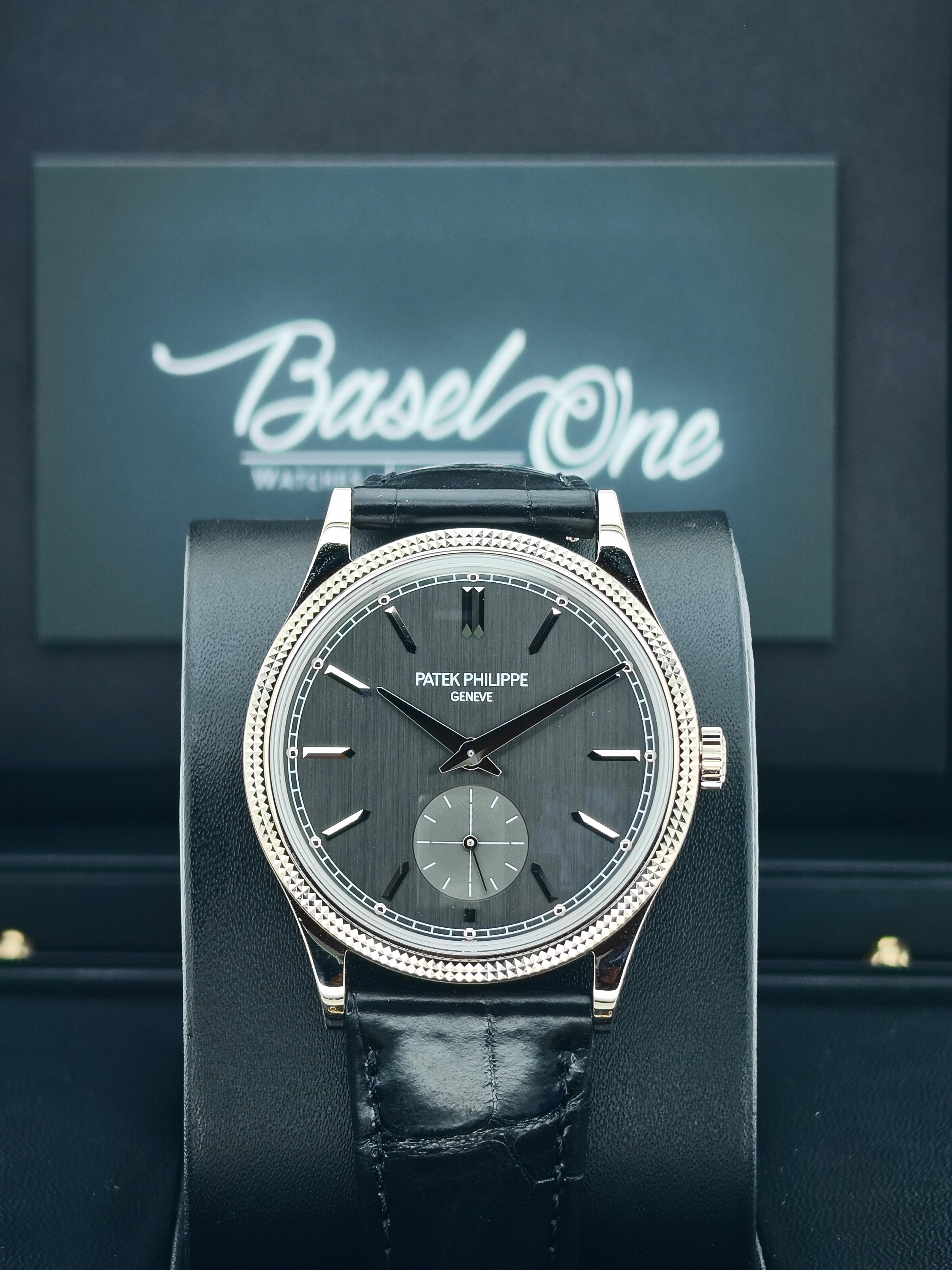 BRAND NEW 6119G 6119 PATEK CALATRAVA GREY DIAL WHITE GOLD 39 MM