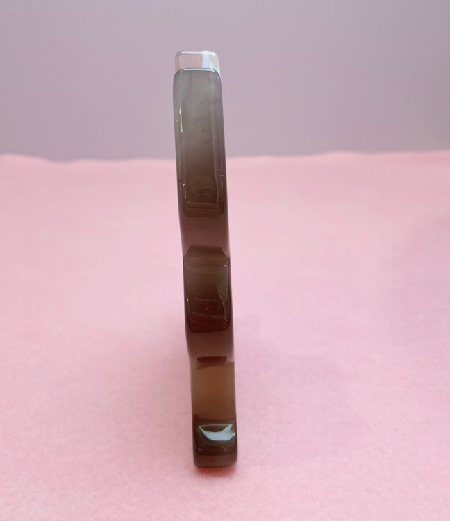 煙管入・煙草入・瑪瑙 AG0002 高級煙紫砂糖瑪瑙貓