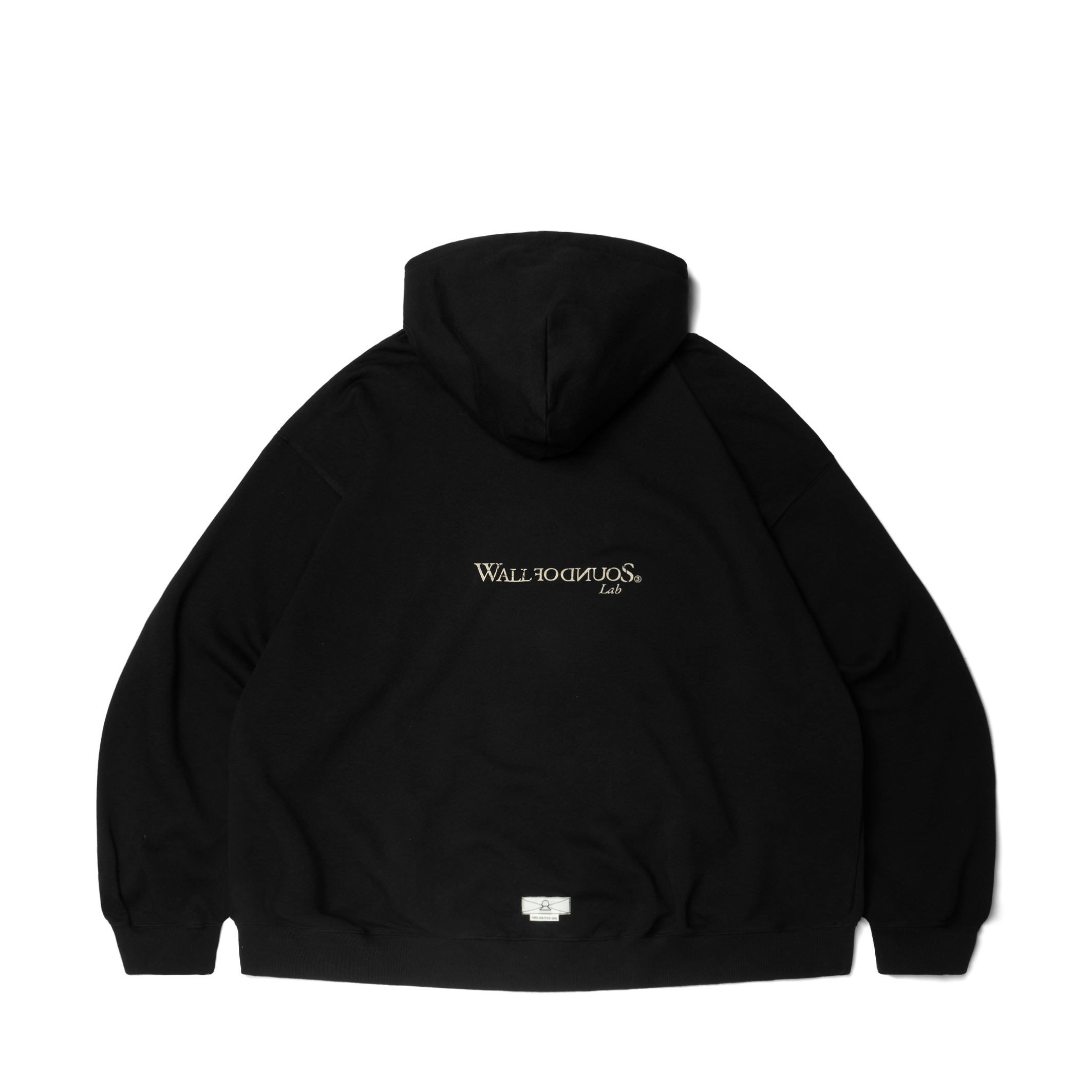 Wall of Sound - 3:40/“VELOURIA” WS-LAB Logo Hoodie - Black