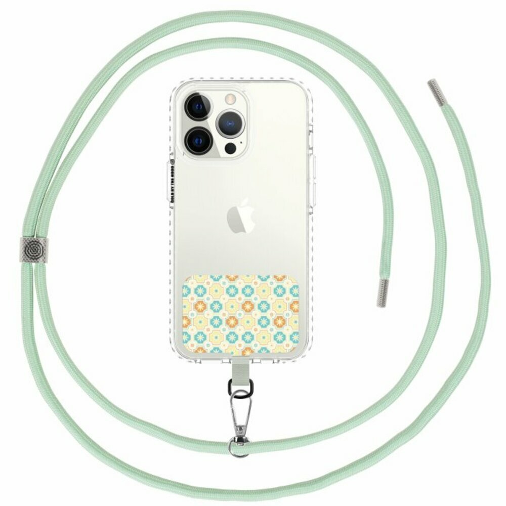 inblooom x The Hood Phone Strap With Patch 6.0mm/Old Ceramic Tile No.2/Glass Marbles
