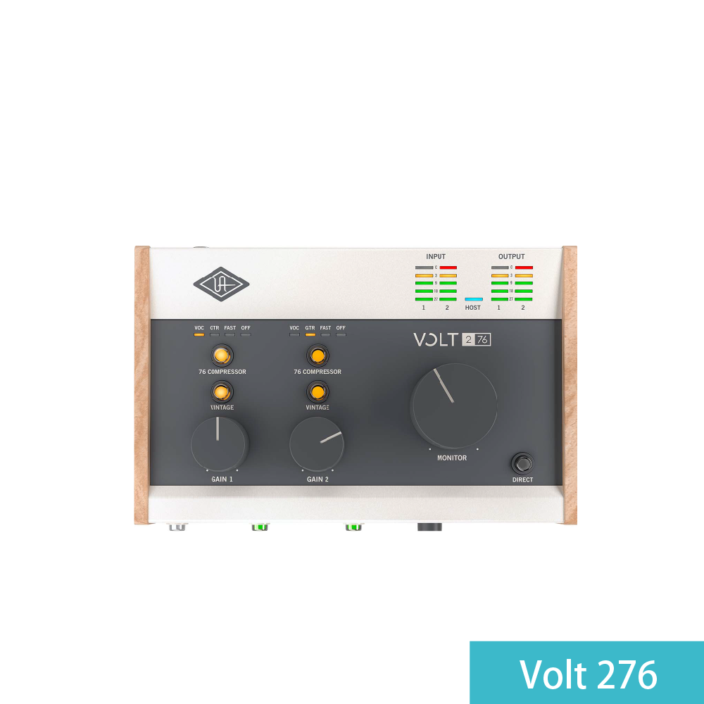 <台灣代理公司貨>Universal Audio <台灣代理公司貨>Universal Audio / Volt系列 USB-C 錄音介面 (Mac/PC可用)(Volt176/Volt276/Volt476/Volt476P) 第 6 張圖片｜三峽錄音 / 音響
