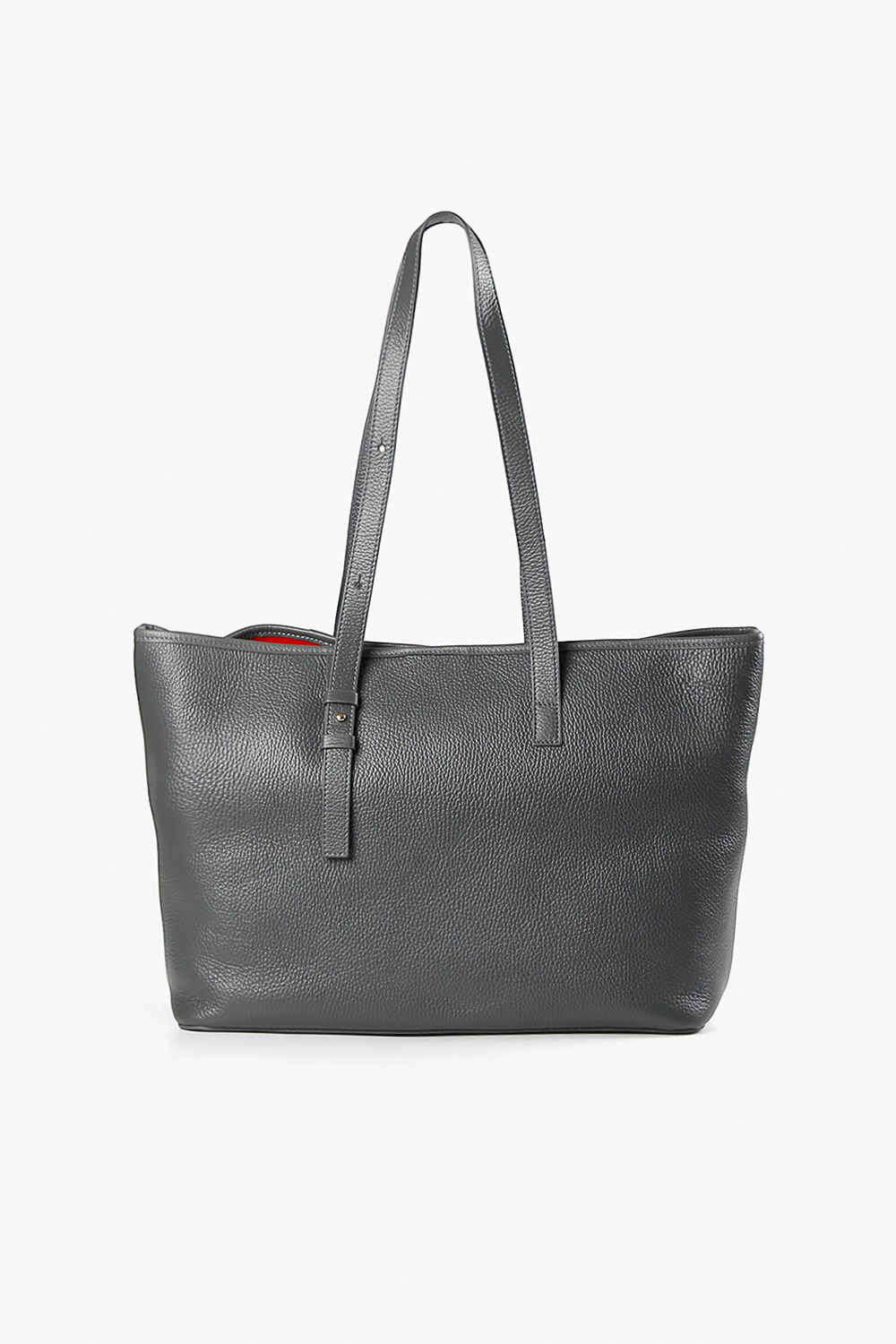 Piers 荔枝紋大托特包 灰色