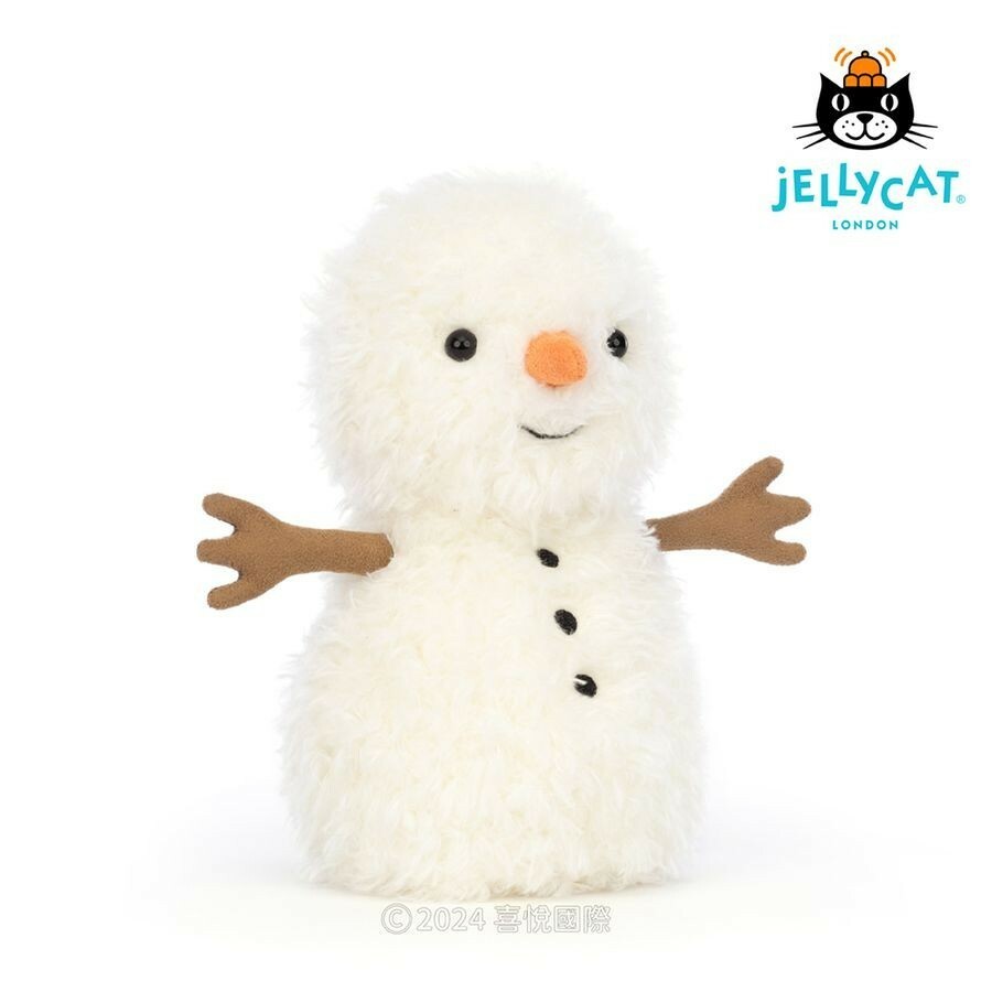 【樂森藥局】英國 Jellycat Little Snowman 毛茸茸雪人18cm/公分、絨毛玩偶