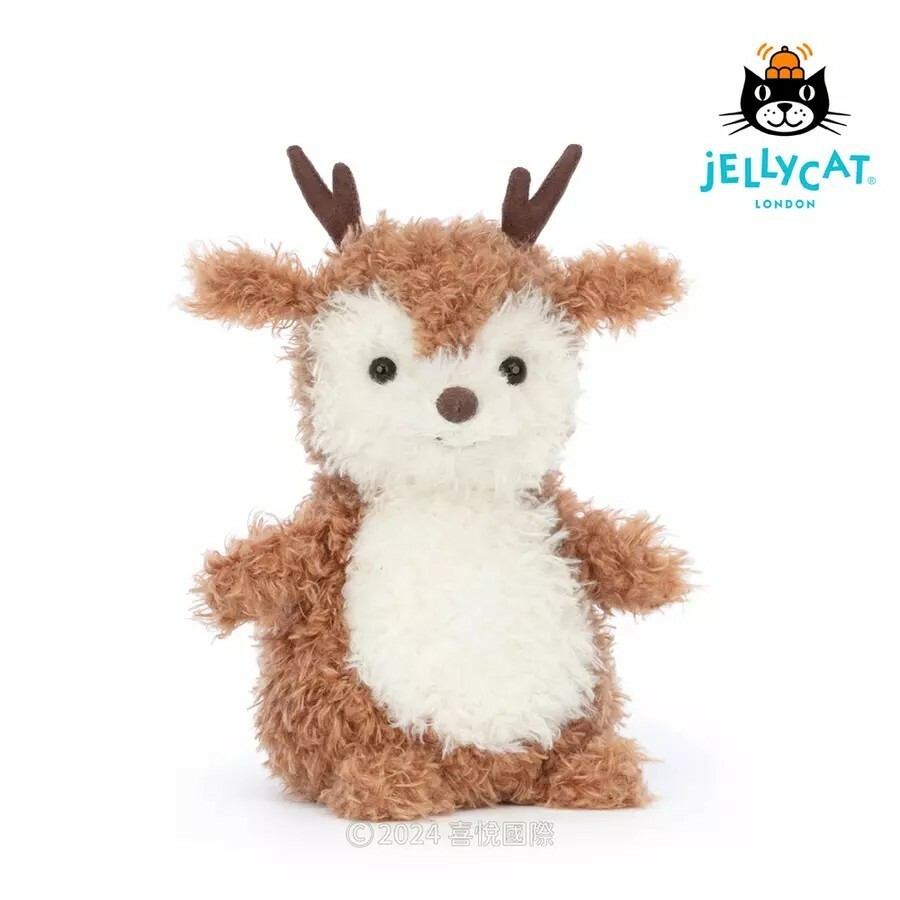 【樂森藥局】英國 Jellycat Little Reindeer 毛茸茸馴鹿18cm/公分、絨毛玩偶