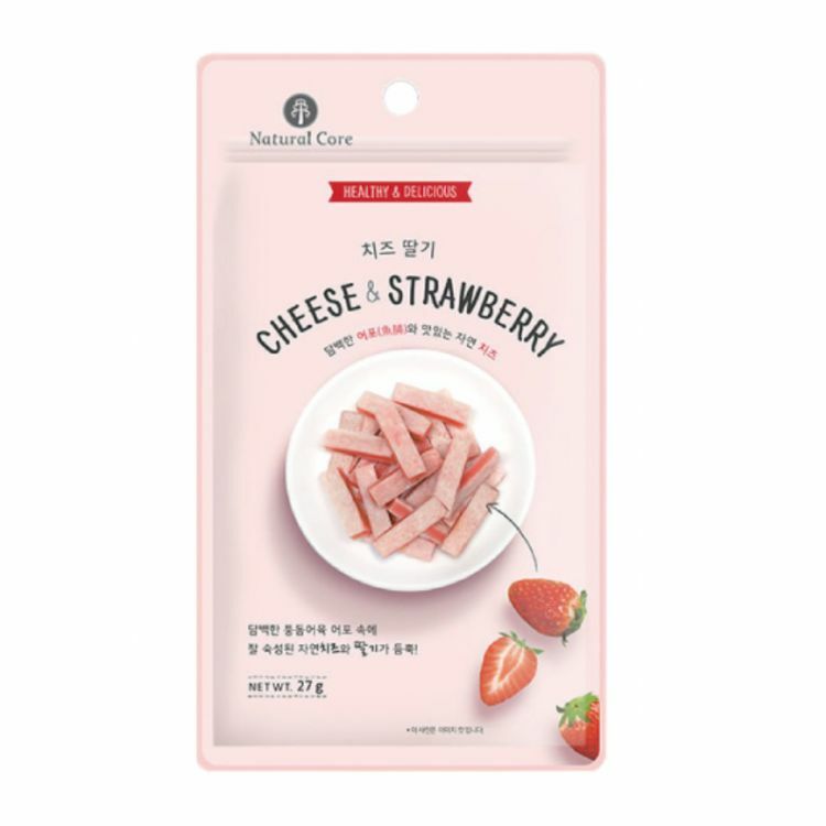 韓國NATURAL CORE自然核心｜草莓起司條 27g