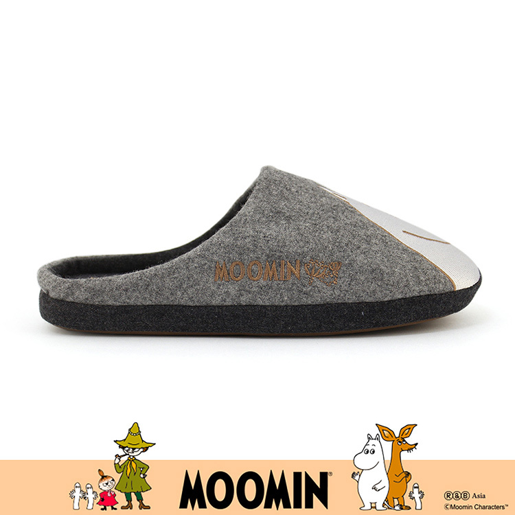 Paidal x Moomin姆明谷 姆明與歌妮毛絨室內拖鞋