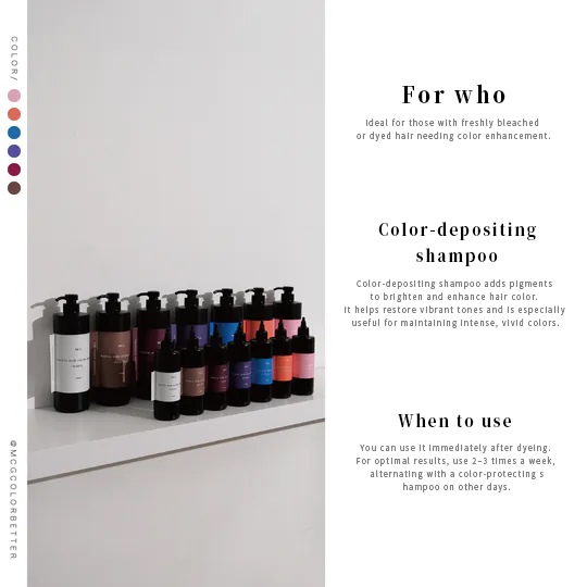 How to use color-depositing shampoo?