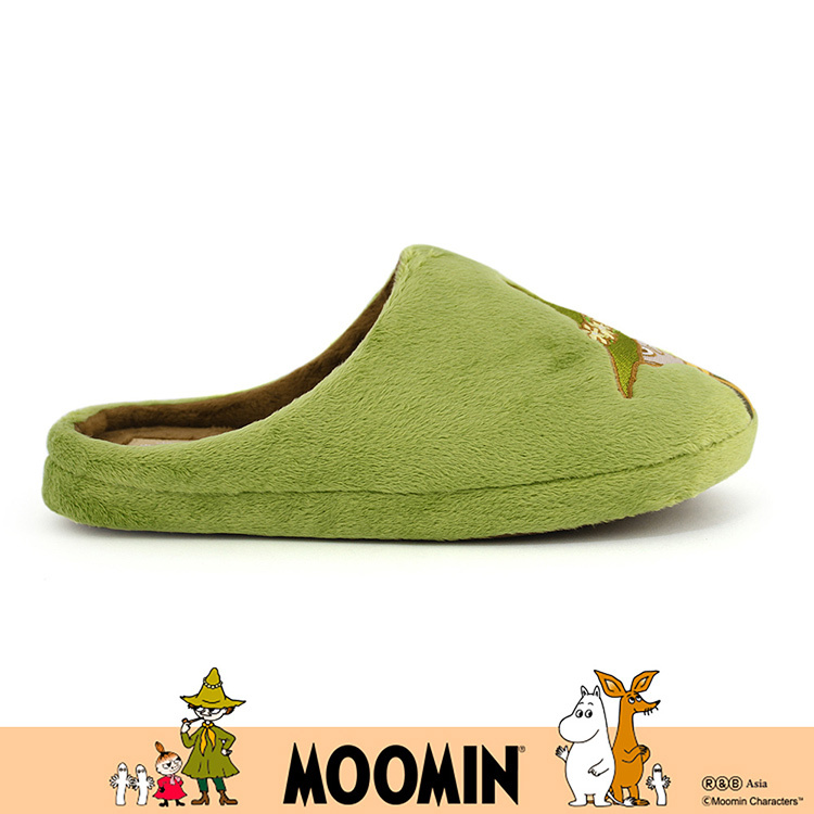 Paidal x Moomin姆明谷 史力奇阿金毛絨室內拖鞋