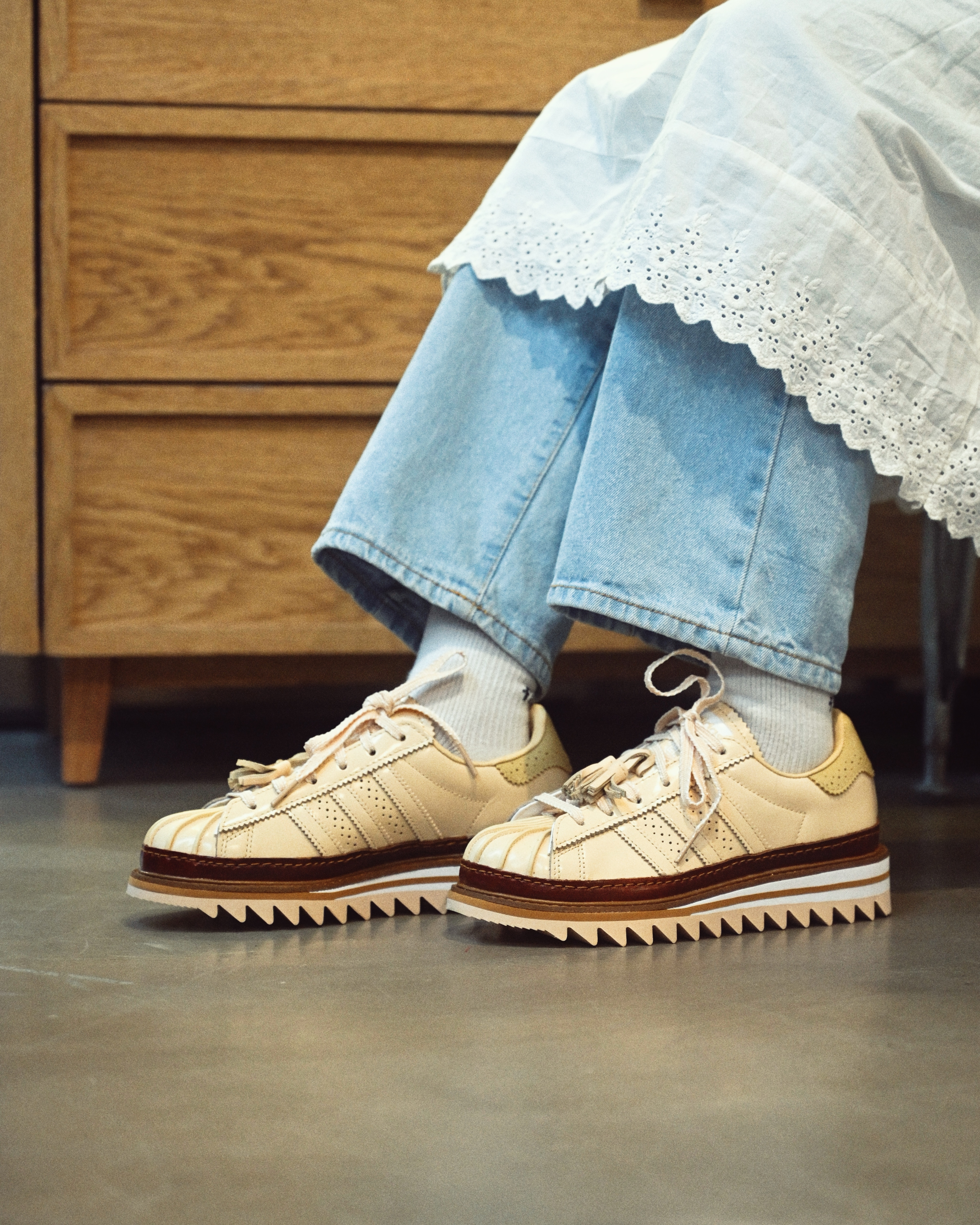 Adidas x CLOT Superstar by Edison Chen - Milk Tea JQ6117