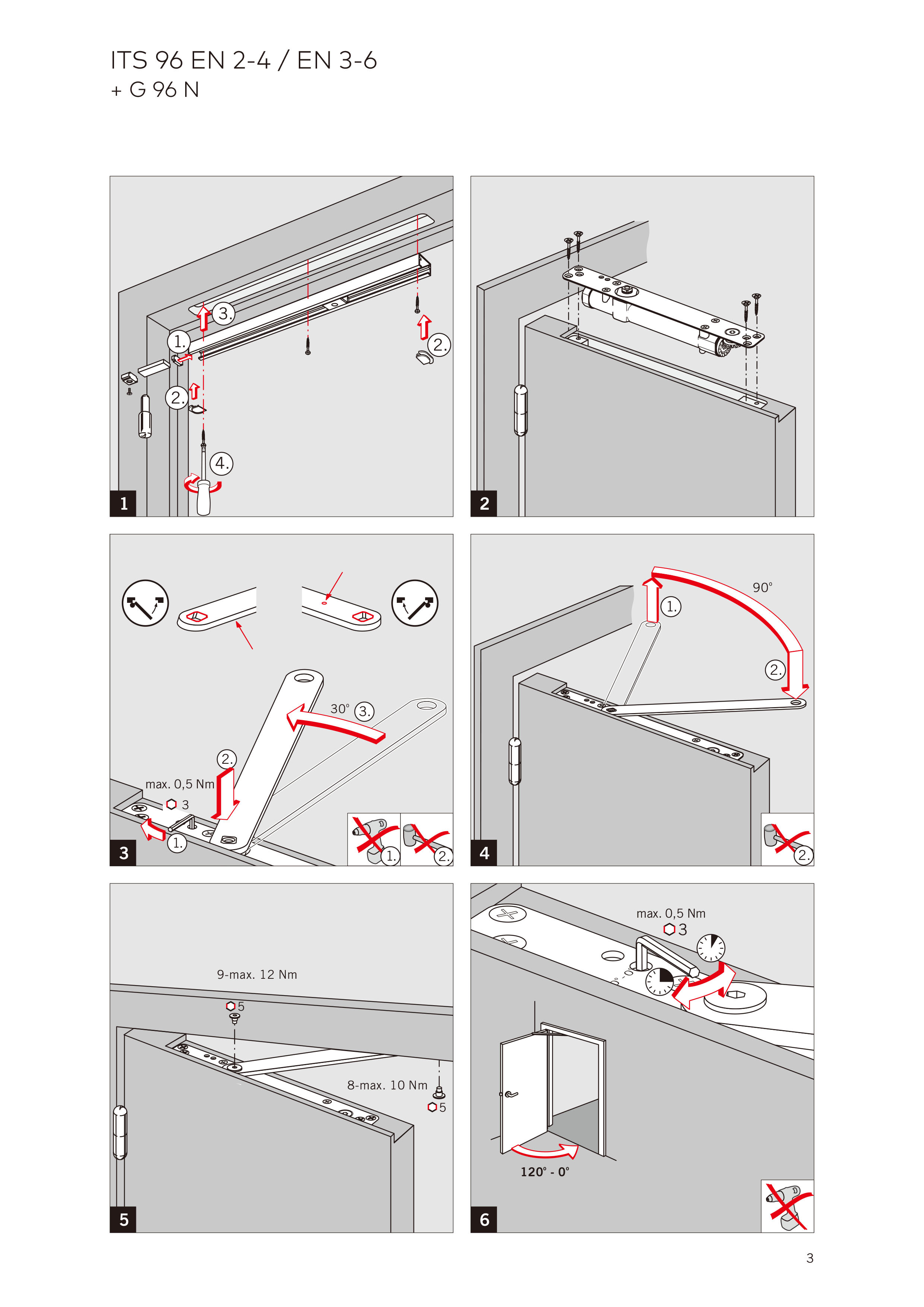 Dormakaba 多瑪™ ITS 96 - 安裝說明