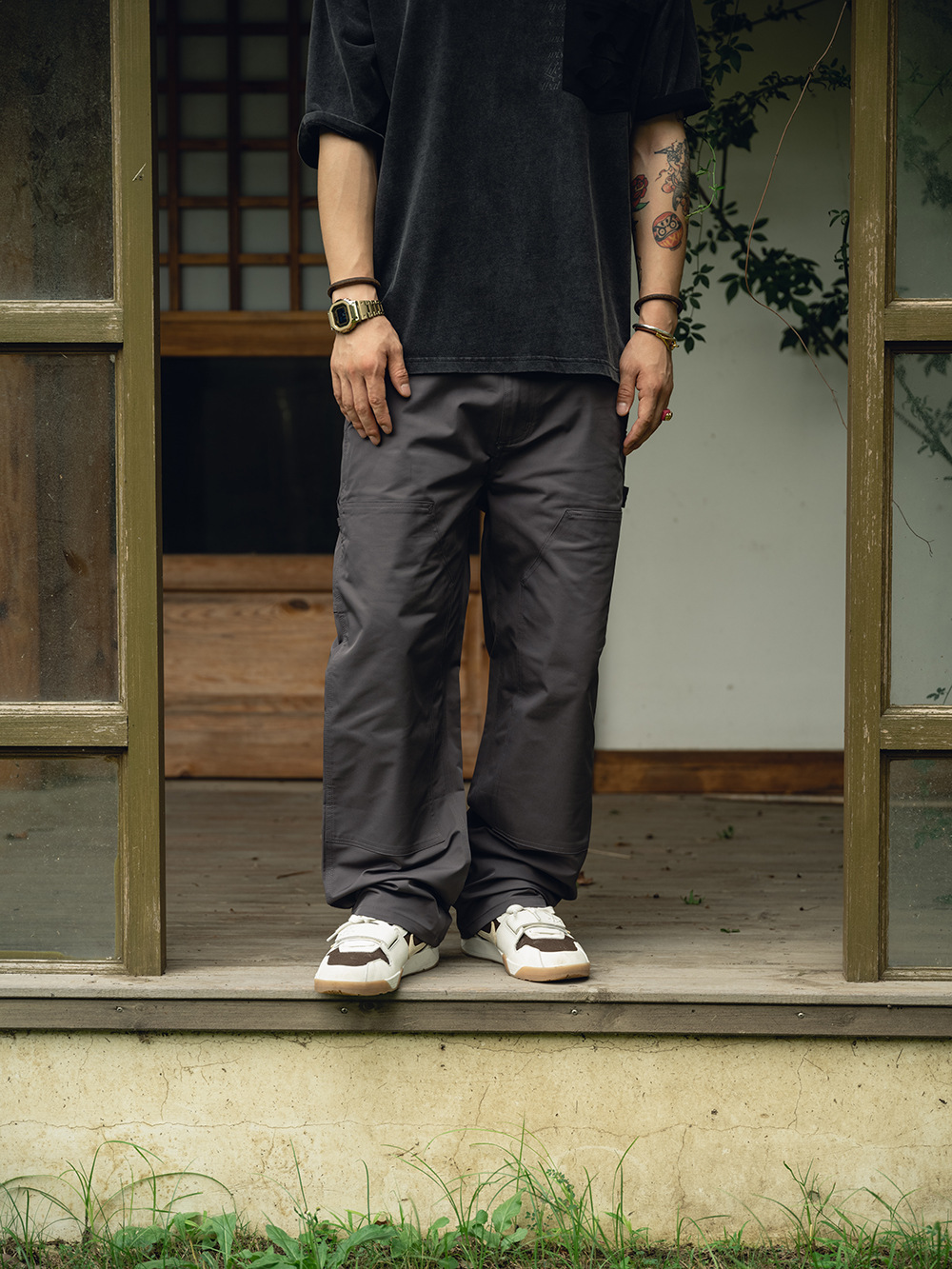 高機能速乾直筒伐木褲